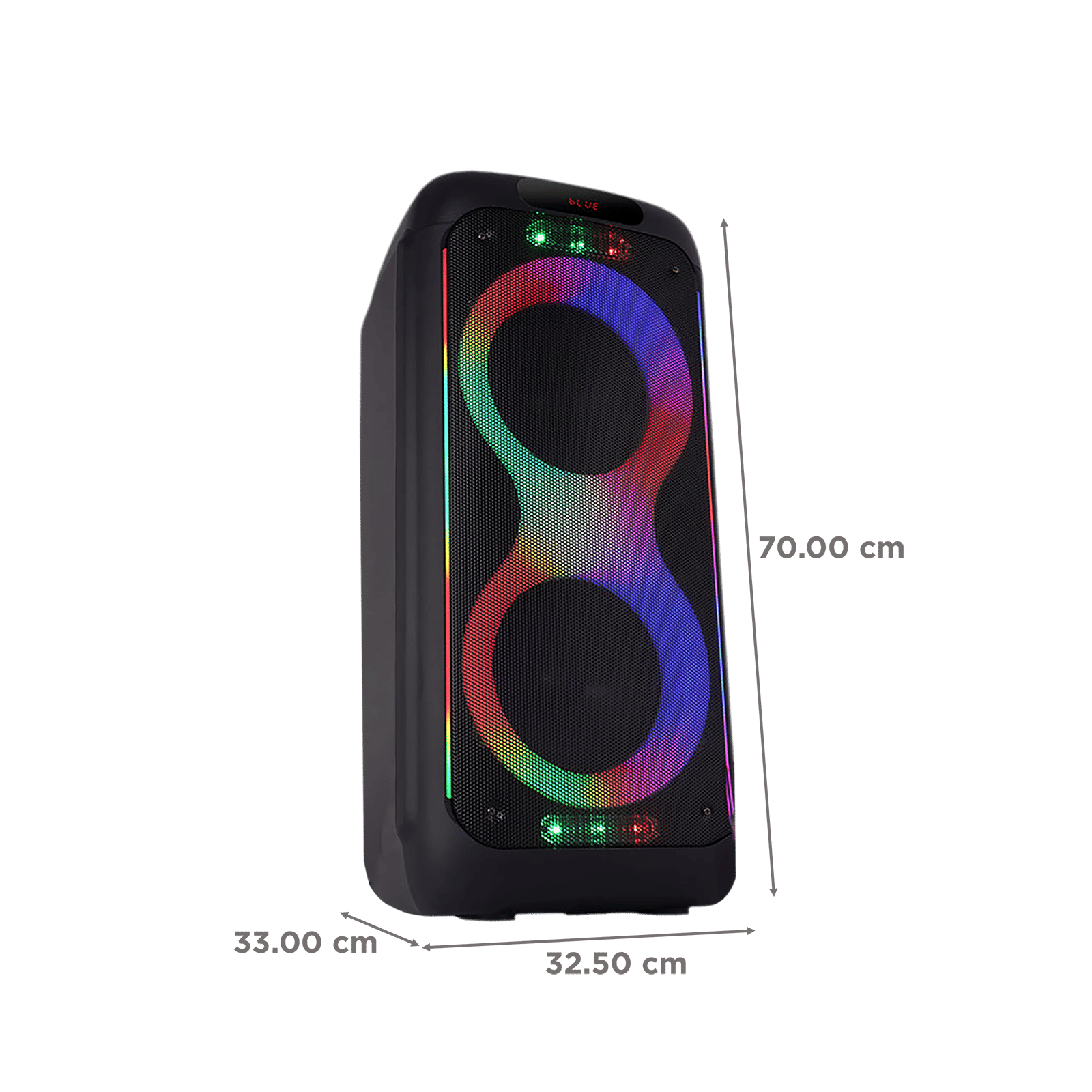 ZEBRONICS Zeb-Buddy 200 100W Bluetooth Party Speaker with Mic (7 Hours Playtime, Mono Channel, Black)_2