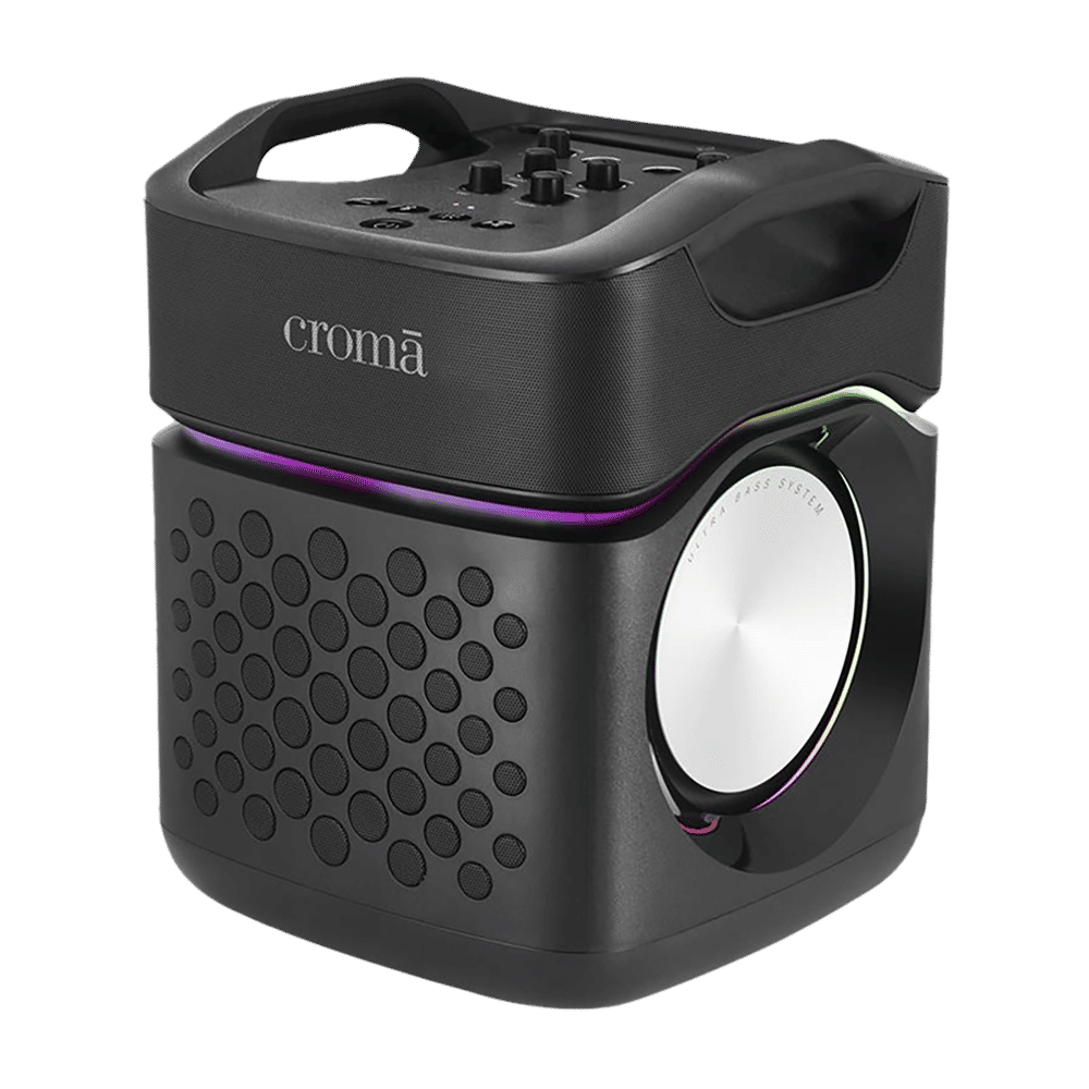Croma 100W Bluetooth Party Speaker (RGB Party Lights, Black) Croma 100W Bluetooth Party Speaker (RGB Party Lights, Black)_11