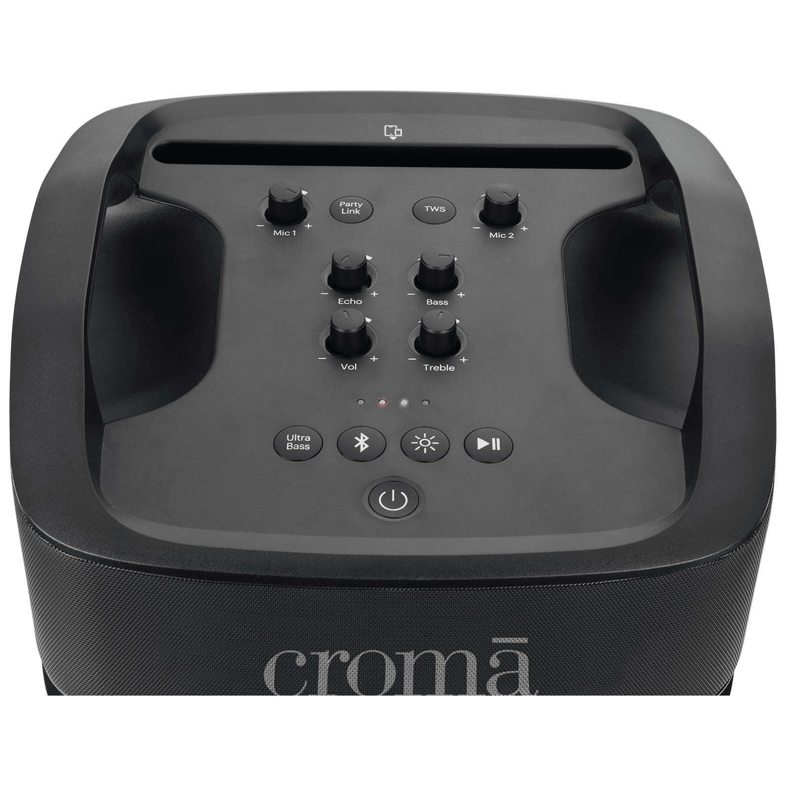 Croma 100W Bluetooth Party Speaker (RGB Party Lights, Black) Croma 100W Bluetooth Party Speaker (RGB Party Lights, Black)_8