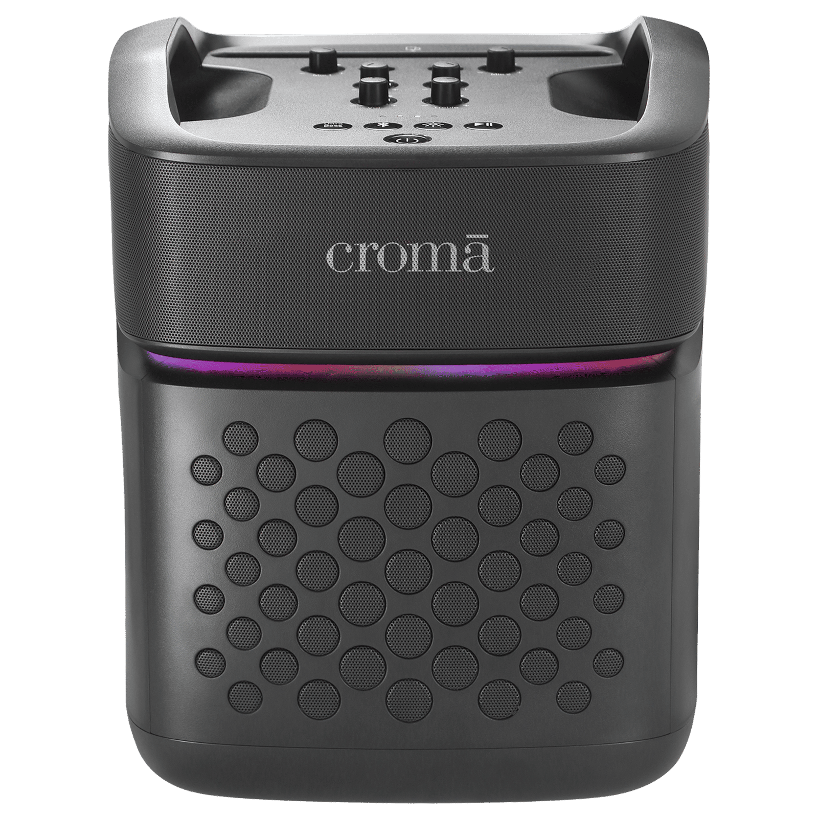 Croma 100W Bluetooth Party Speaker (RGB Party Lights, Black) Croma 100W Bluetooth Party Speaker (RGB Party Lights, Black)_1