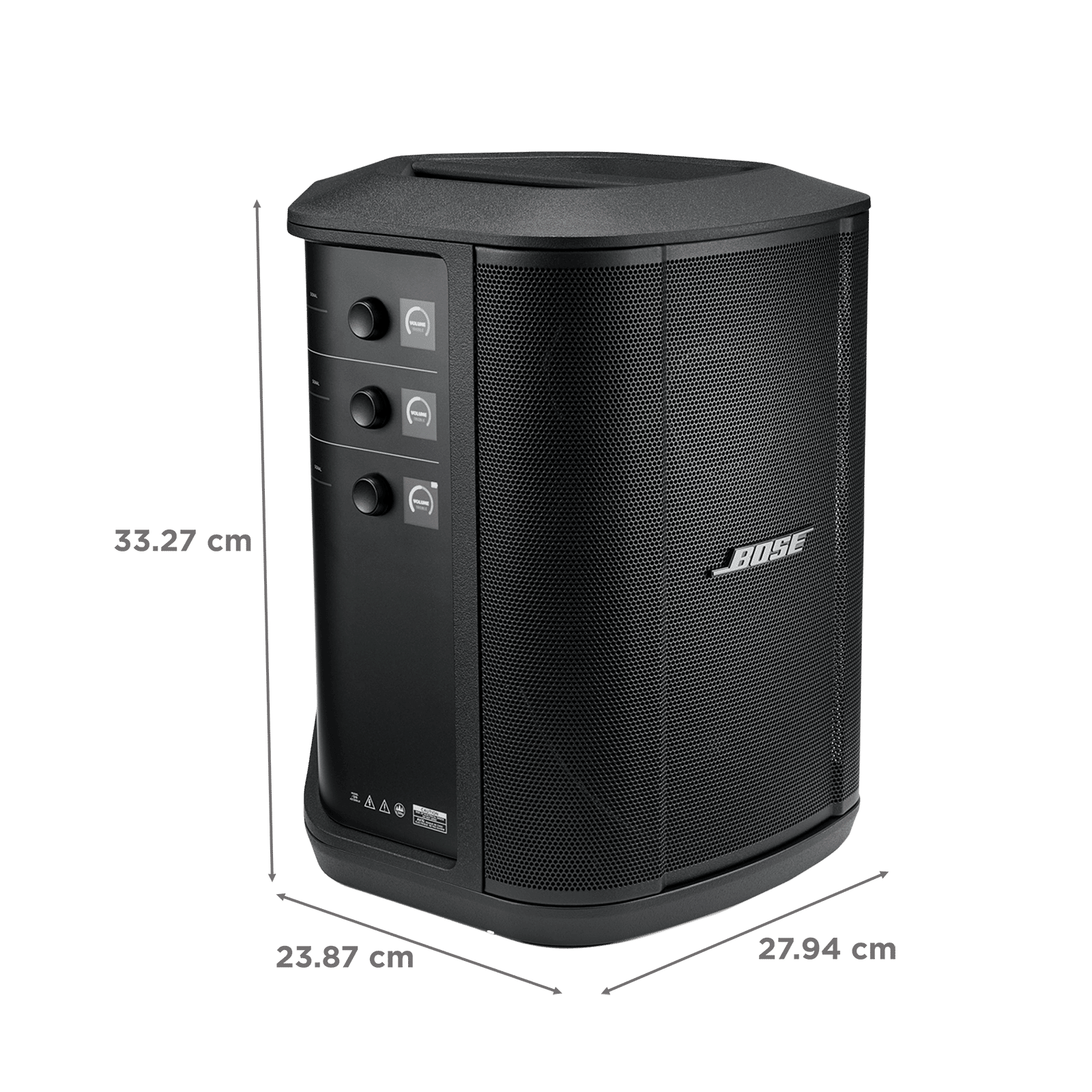 BOSE S1 Pro Plus Portable Bluetooth Speaker (11 Hours Playback Time, Stereo Channel, Black)_3
