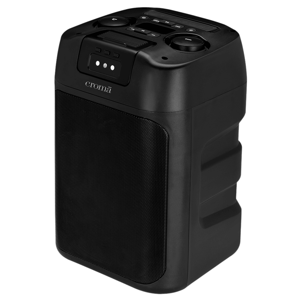 Croma 60 W Bluetooth Party Speaker with mic (TWS Function, Stereo Channel, Black) Croma 60 W Bluetooth Party Speaker with mic (TWS Function, Stereo Channel, Black)_12