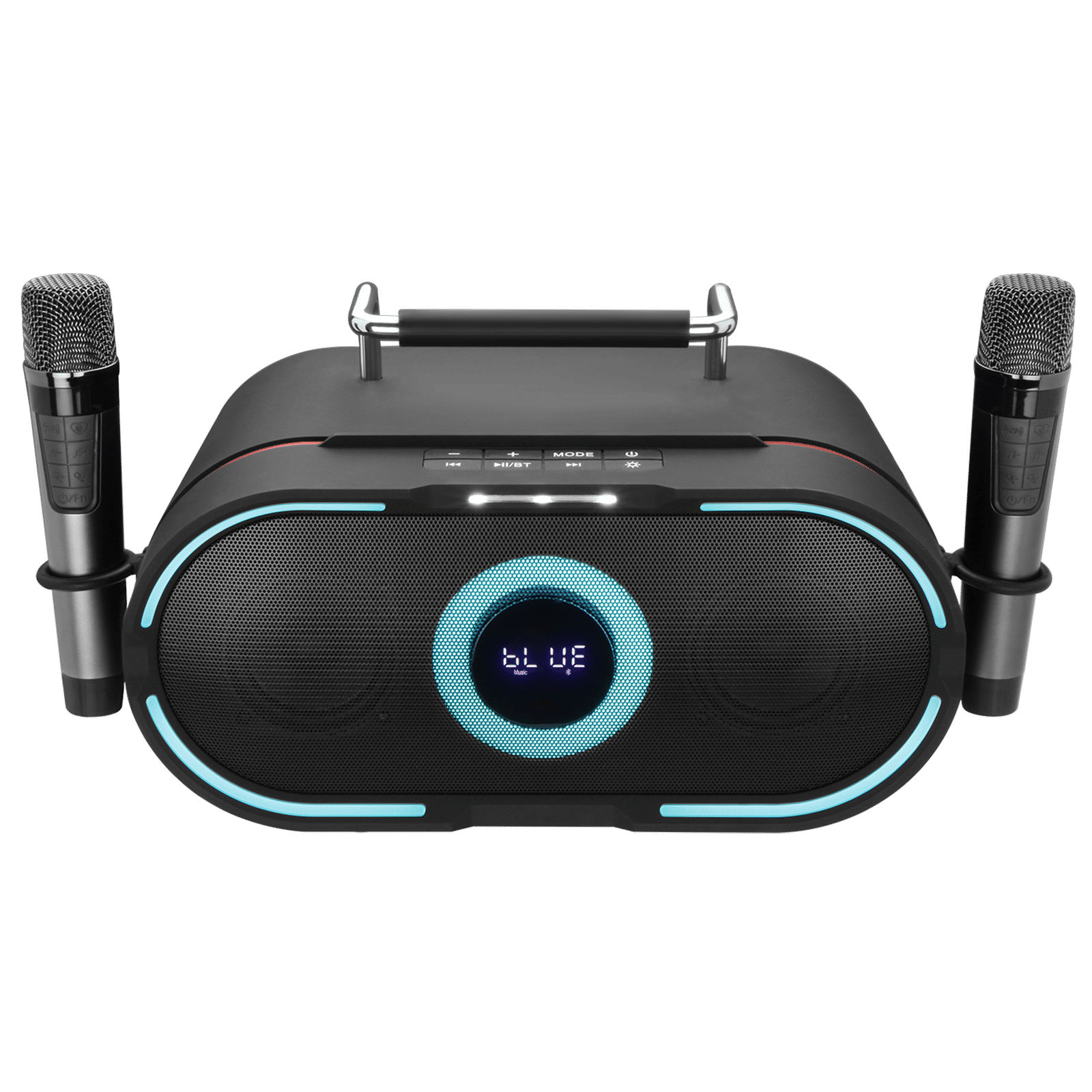 Croma 100W RMS Bluetooth Speaker (Echo Adjustment, 3 LED Modes, 2.0 Channel, Black)_13