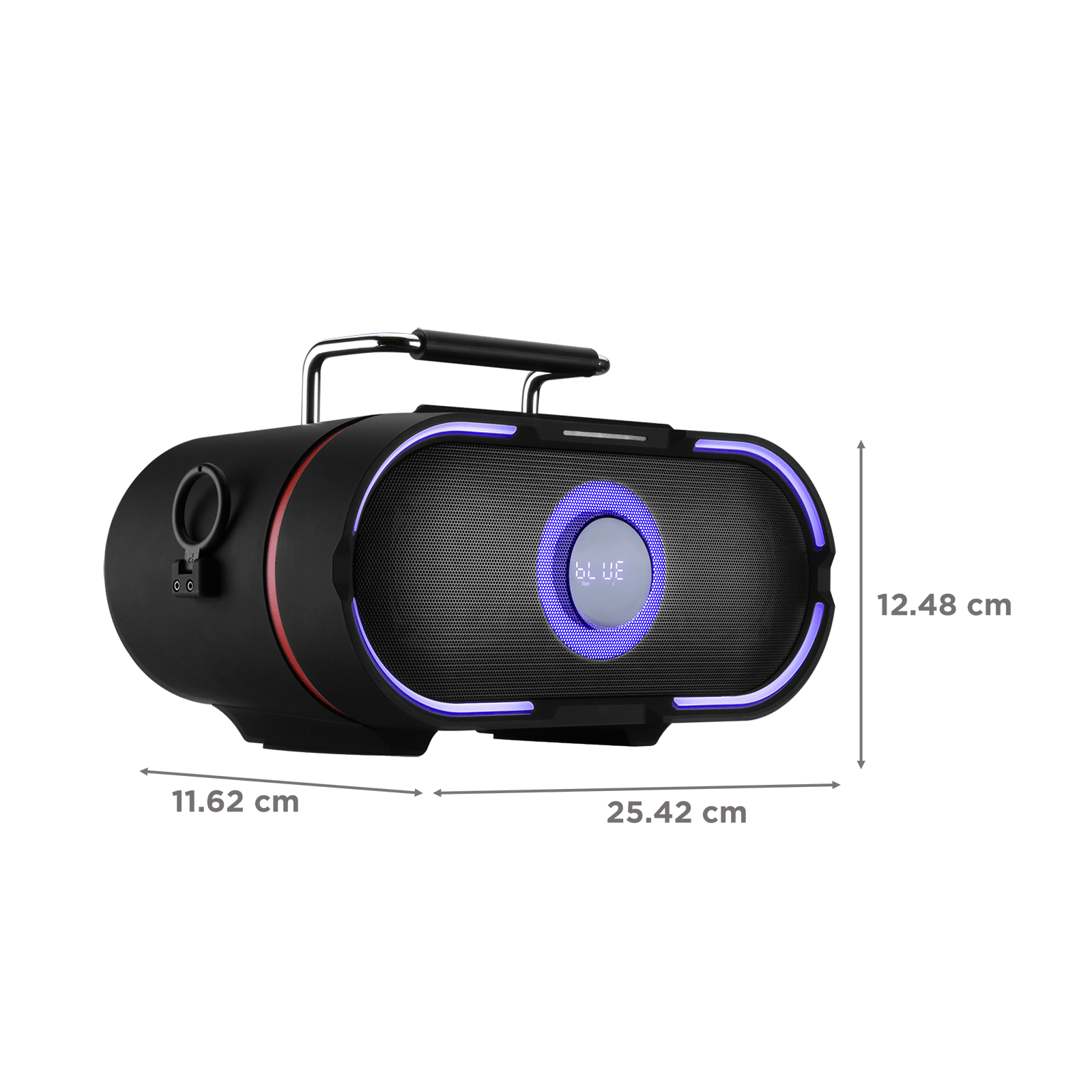 Croma 100W RMS Bluetooth Speaker (Echo Adjustment, 3 LED Modes, 2.0 Channel, Black)_2