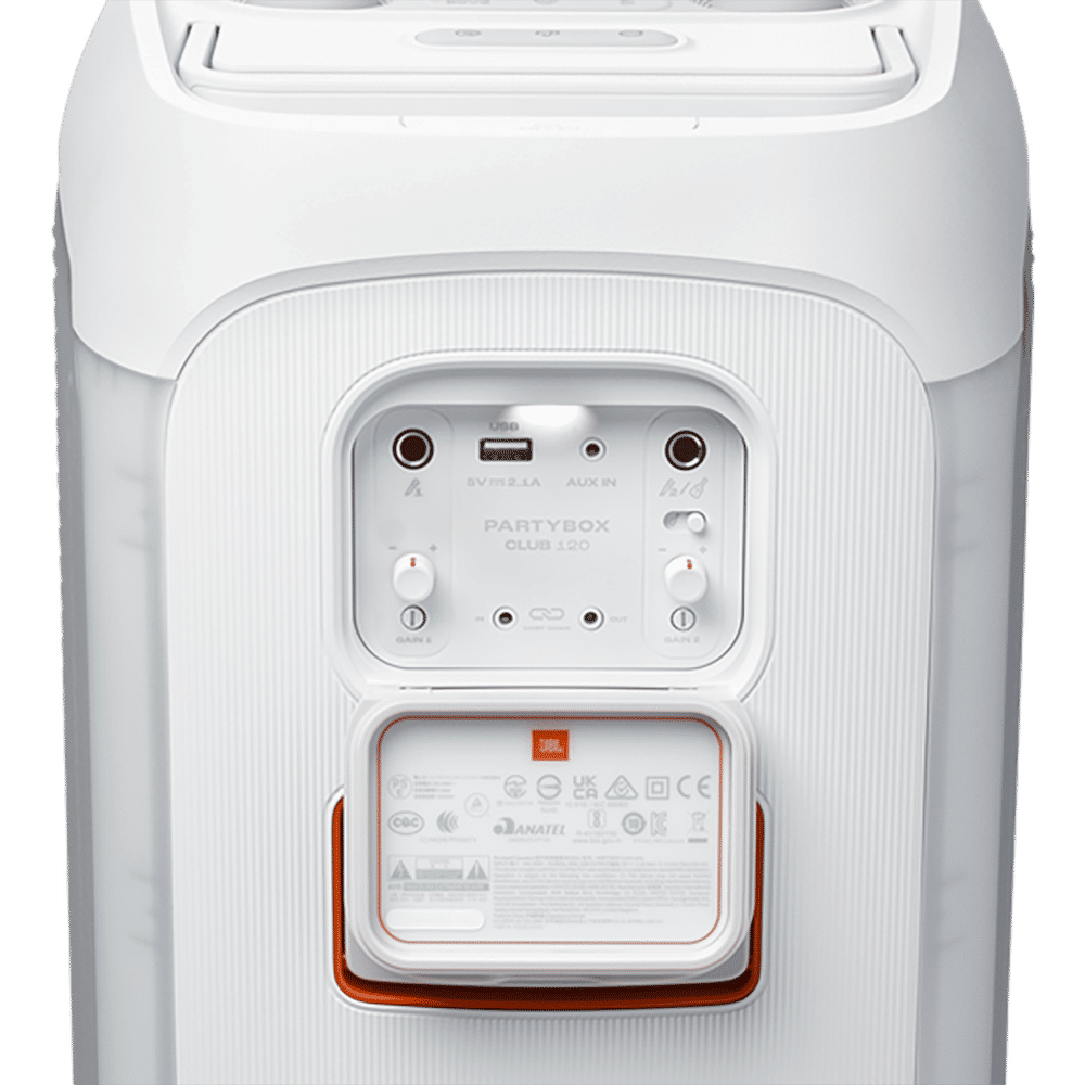 JBL PartyBox Club 120 160W Bluetooth Party Speaker (AI Sound Boost, White)_12
