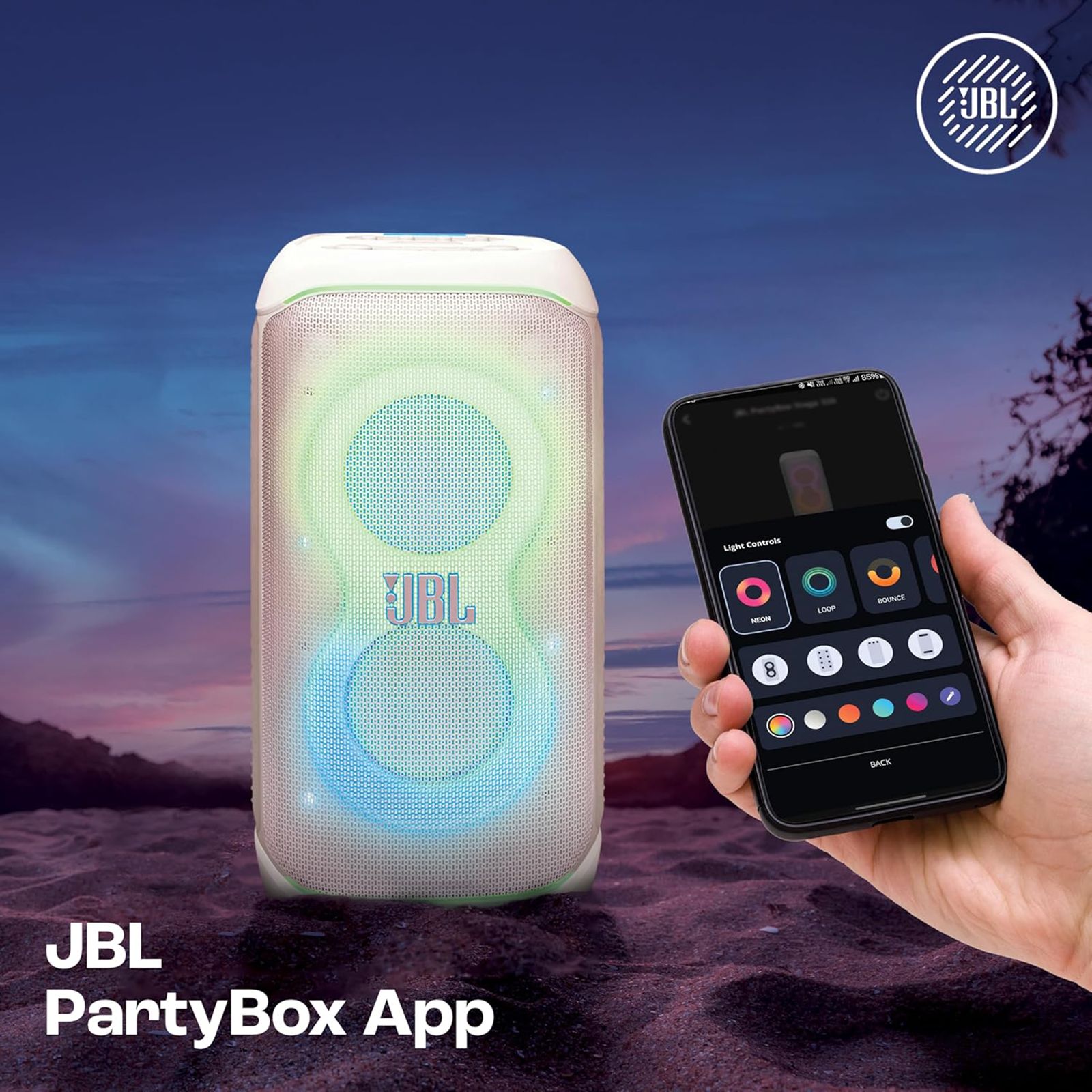 JBL PartyBox Stage 320 240W Bluetooth Party Speaker (AI Sound Boost, White)_15