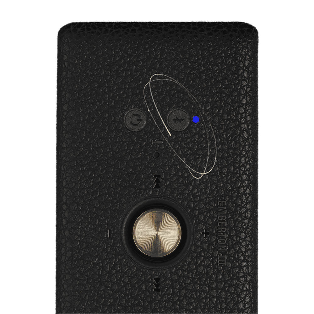 Marshall Emberton III 20W Portable Bluetooth Speaker (IP67 Dust & Waterproof, 360 Degree Sound, Stereo Channel, Black & Brass)_10