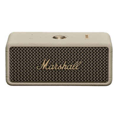 Marshall Emberton III 20W Portable Bluetooth Speaker (IP67 Dust & Waterproof, 360 Degree Sound, Stereo Channel, Cream)