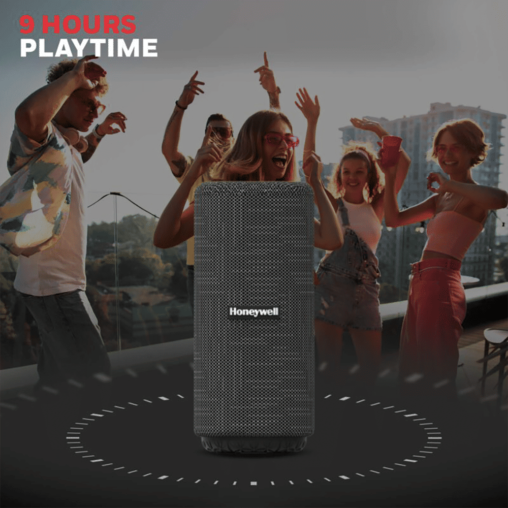 Honeywell Suono P300 10W Portable Bluetooth Speaker (IPX4 Water & Sweat Resistant, 9 Hours Playback Time, Black) Honeywell Suono P300 10W Portable Bluetooth Speaker (IPX4 Water & Sweat Resistant, 9 Hours Playback Time, Black)_5