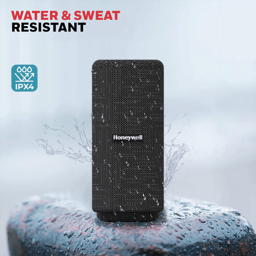 Honeywell Suono P300 10W Portable Bluetooth Speaker (IPX4 Water & Sweat Resistant, 9 Hours Playback Time, Black) Honeywell Suono P300 10W Portable Bluetooth Speaker (IPX4 Water & Sweat Resistant, 9 Hours Playback Time, Black)_7