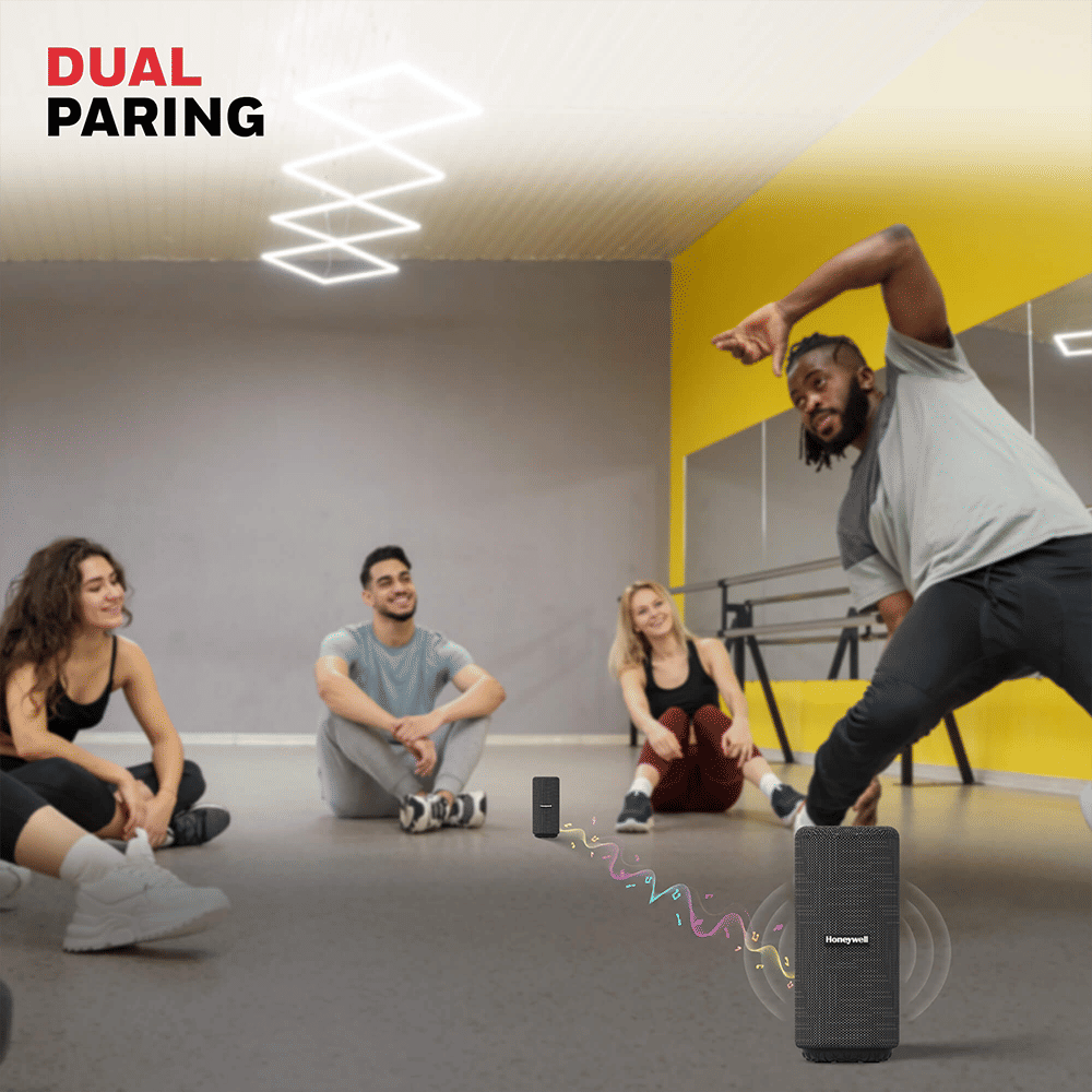 Honeywell Suono P300 10W Portable Bluetooth Speaker (IPX4 Water & Sweat Resistant, 9 Hours Playback Time, Black) Honeywell Suono P300 10W Portable Bluetooth Speaker (IPX4 Water & Sweat Resistant, 9 Hours Playback Time, Black)_9