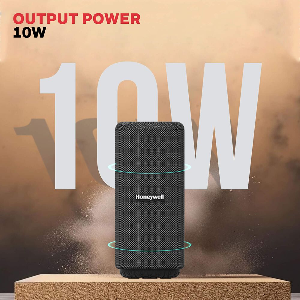 Honeywell Suono P300 10W Portable Bluetooth Speaker (IPX4 Water & Sweat Resistant, 9 Hours Playback Time, Black) Honeywell Suono P300 10W Portable Bluetooth Speaker (IPX4 Water & Sweat Resistant, 9 Hours Playback Time, Black)_3