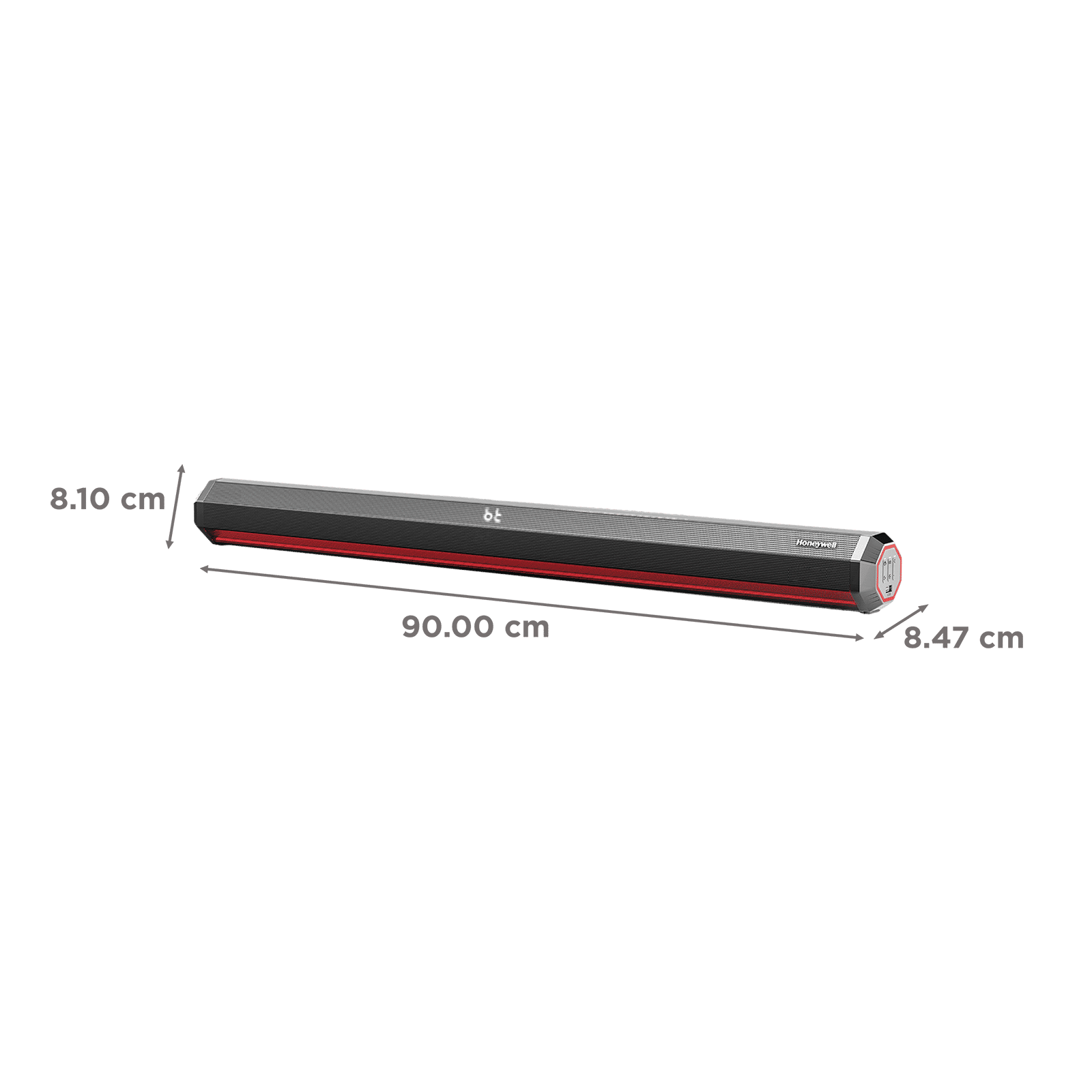 Honeywell Trueno U4000 240W Soundbar with Remote (3D Surround Sound, 2.1 Channel, Black)_3