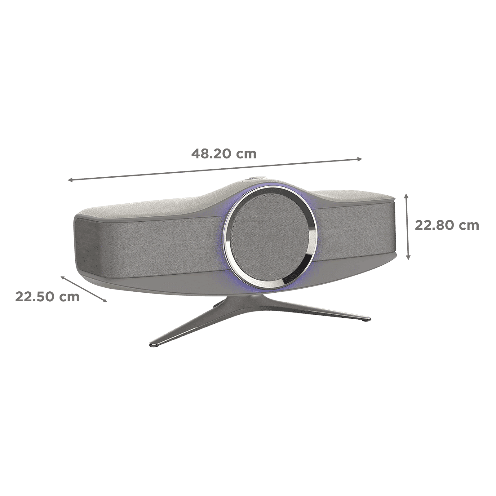 Honeywell Aviator 240W Bluetooth Speaker (THX Certified High Resolution Sound, Stereo Chanel, Grey)_2