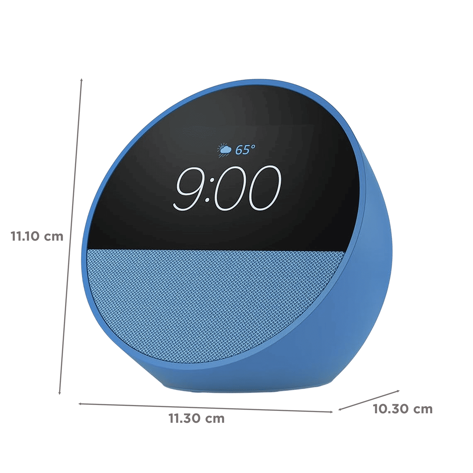 amazon Echo Spot with Built-in Alexa Smart Wi-Fi Speaker (Customizable Smart Clock, Ocean Blue) amazon Echo Spot with Built-in Alexa Smart Wi-Fi Speaker (Customizable Smart Clock, Ocean Blue)_2