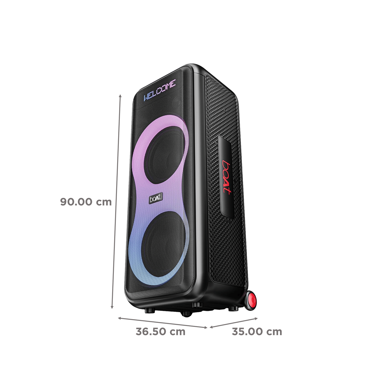 boAt PartyPal 600 220W Bluetooth Party Speaker (Animated Text Display, Hi-Fi Party Speaker, Black) boAt PartyPal 600 220W Bluetooth Party Speaker (Animated Text Display, Hi-Fi Party Speaker, Black)_2