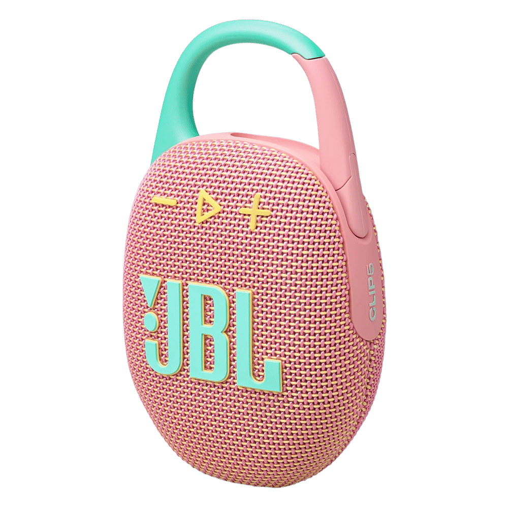 JBL Clip 5 7W Portable Bluetooth Speaker (IP67 Water Proof, Supports Auracast, Pink)_8