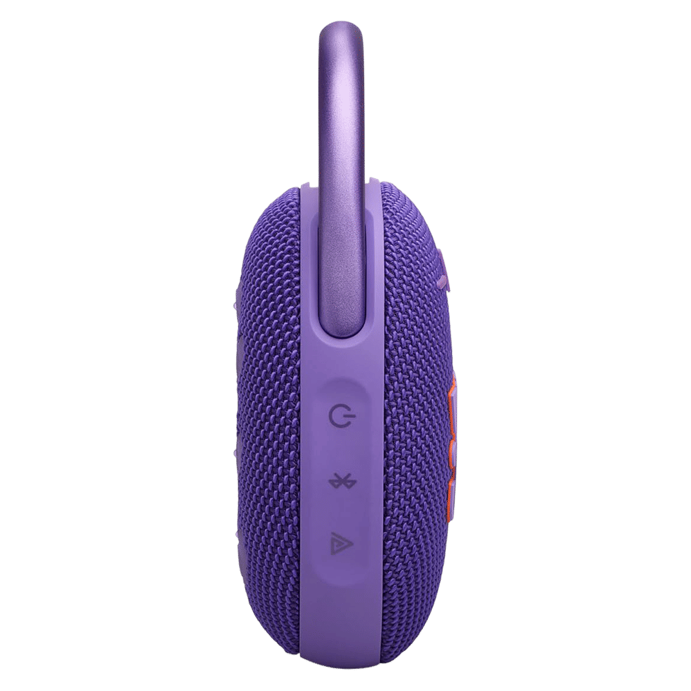 JBL Clip 5 7W Portable Bluetooth Speaker (IP67 Water Proof, Supports Auracast, Purple)_6