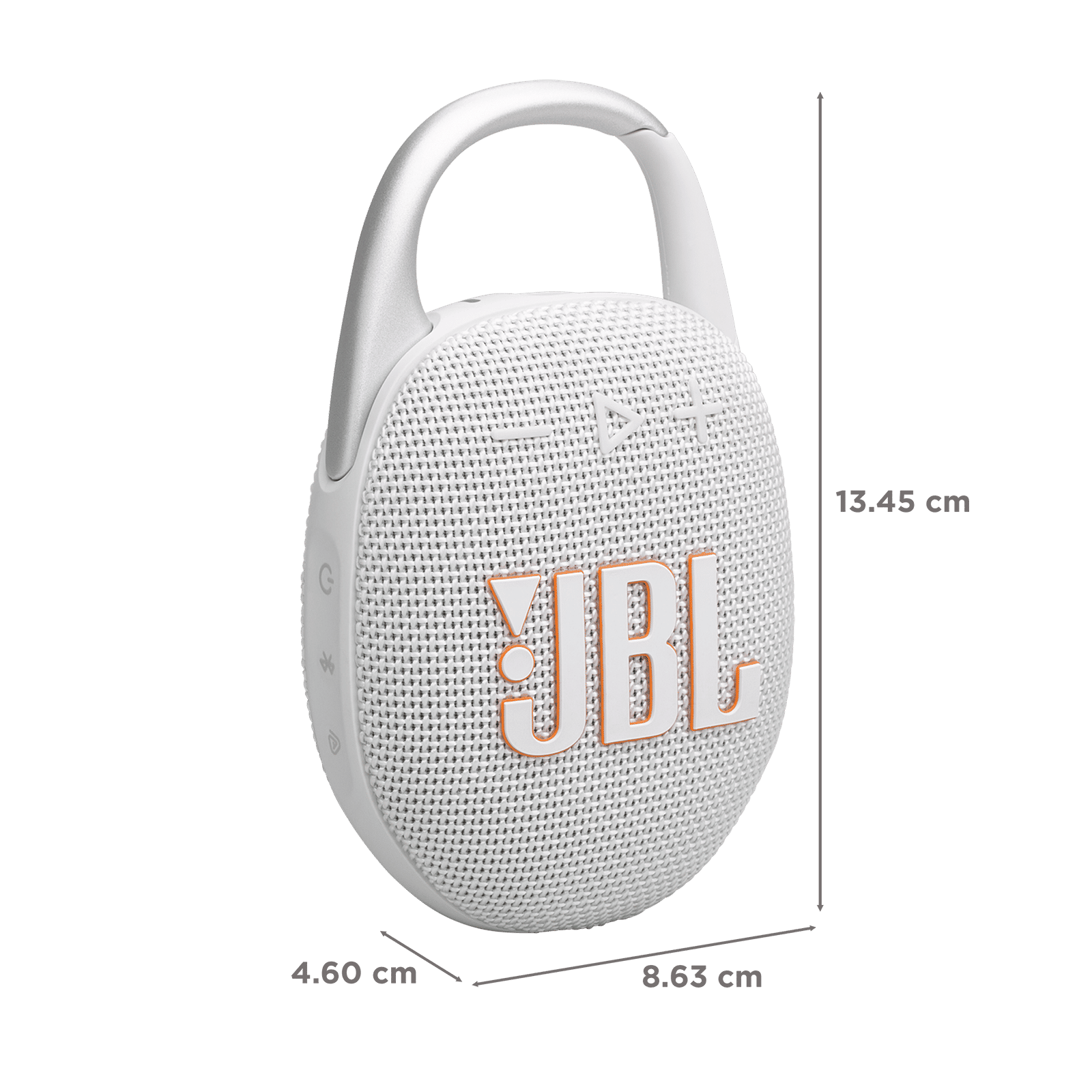 JBL Clip 5 7W Portable Bluetooth Speaker (IP67 Water Proof, Supports Auracast, White) JBL Clip 5 7W Portable Bluetooth Speaker (IP67 Water Proof, Supports Auracast, White)_2