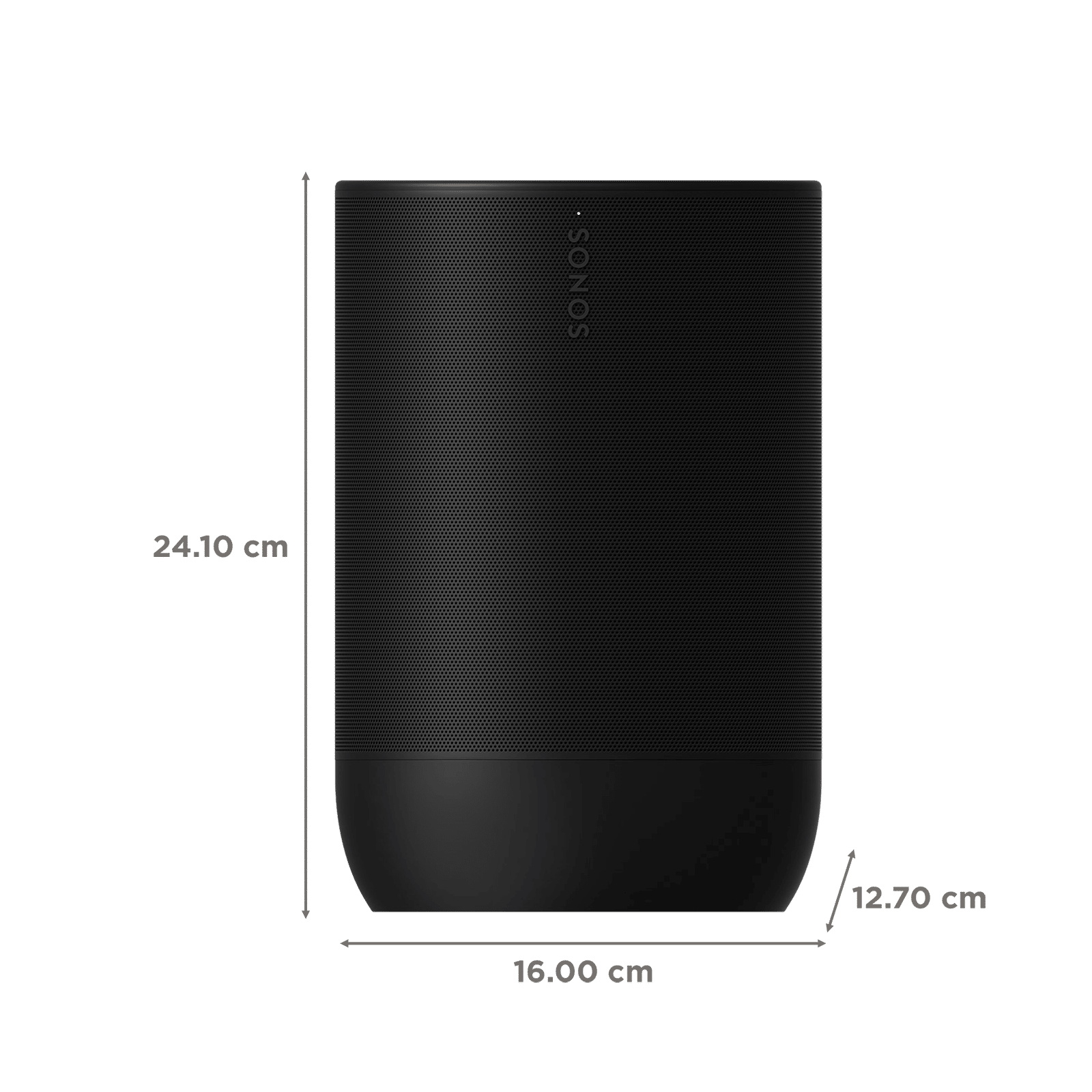 SONOS Move 2 with Built-in Alexa Smart Wi-Fi Speaker (Touch Control, Black)_3