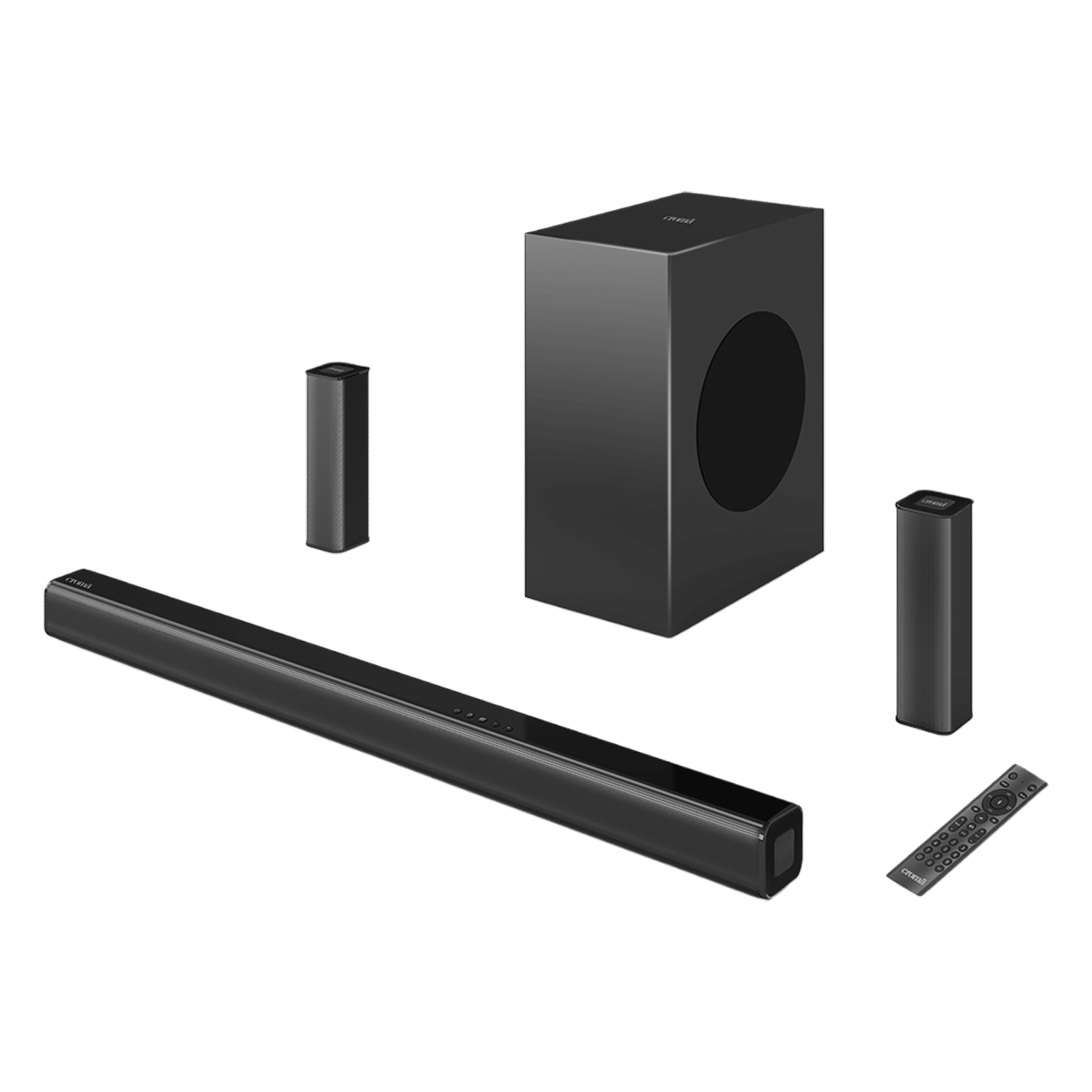 Croma 300W Bluetooth Home Theatre with Remote (5.1 Channel, Black)_1