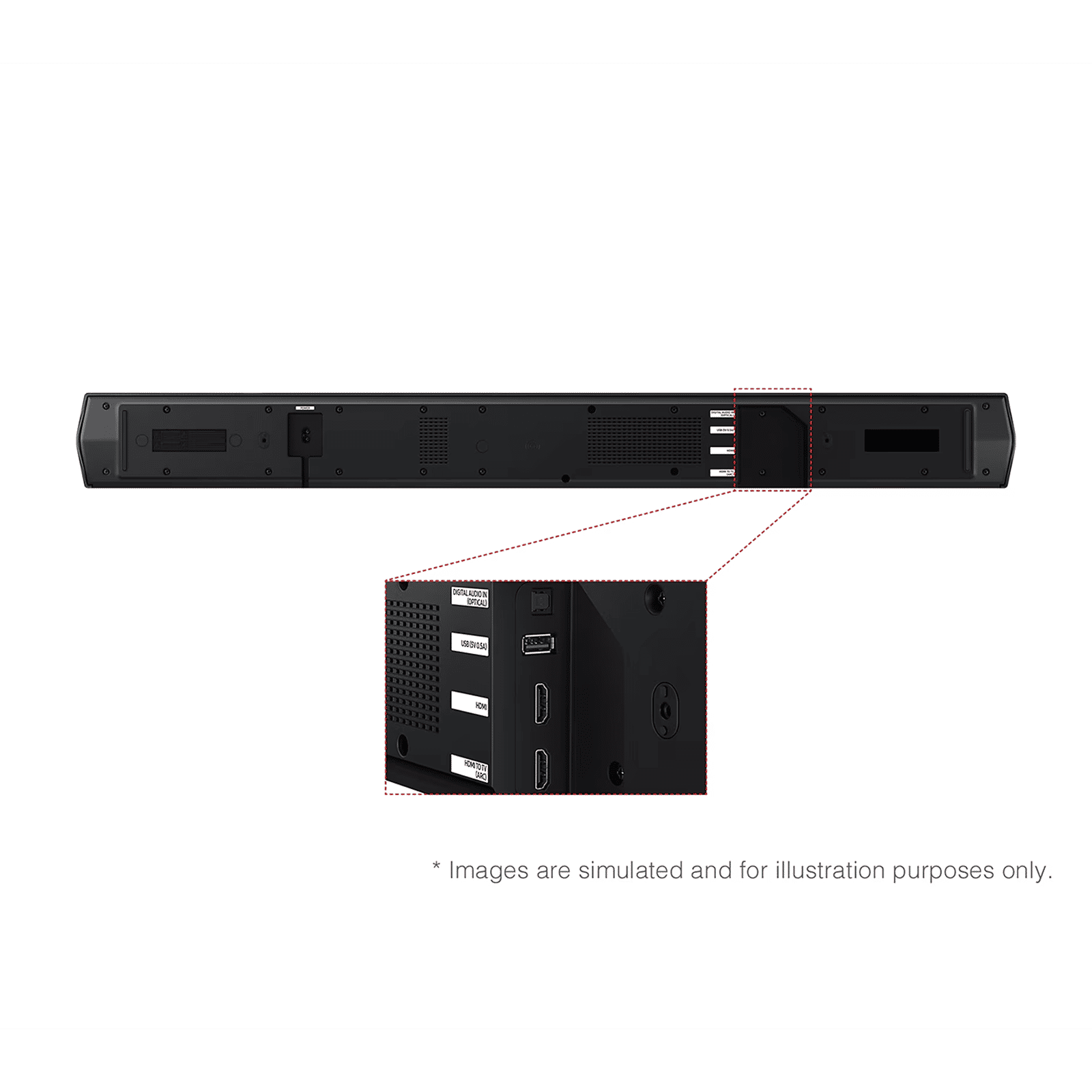 SAMSUNG B Series 400W Soundbar with Remote (Dolby Audio, 5.1 Channel, Black)_5