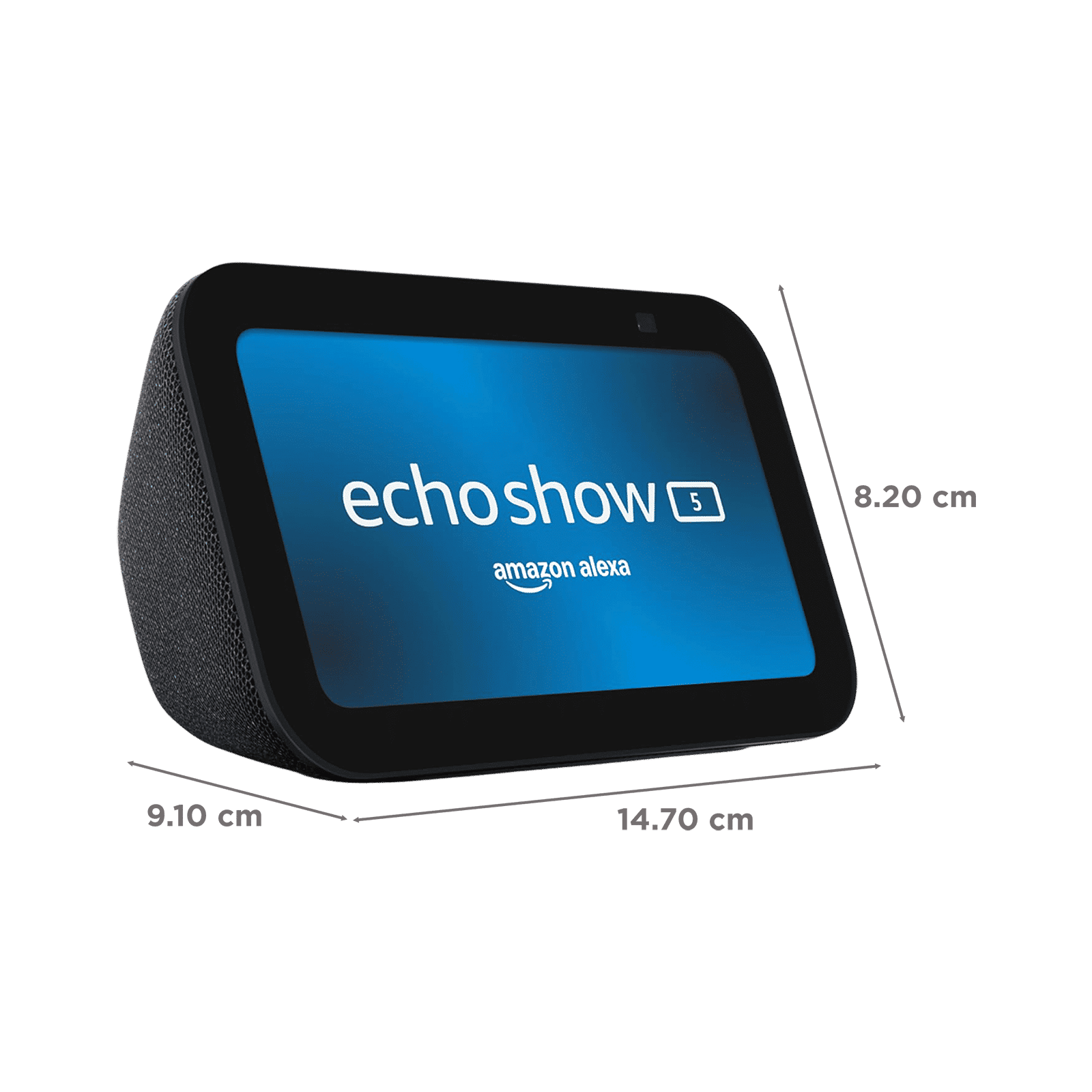 Amazon Echo Show 5 (3rd Gen) with Built-in Alexa Smart Wi-Fi Speaker (2MP Built-in Camera, Charcoal)_2