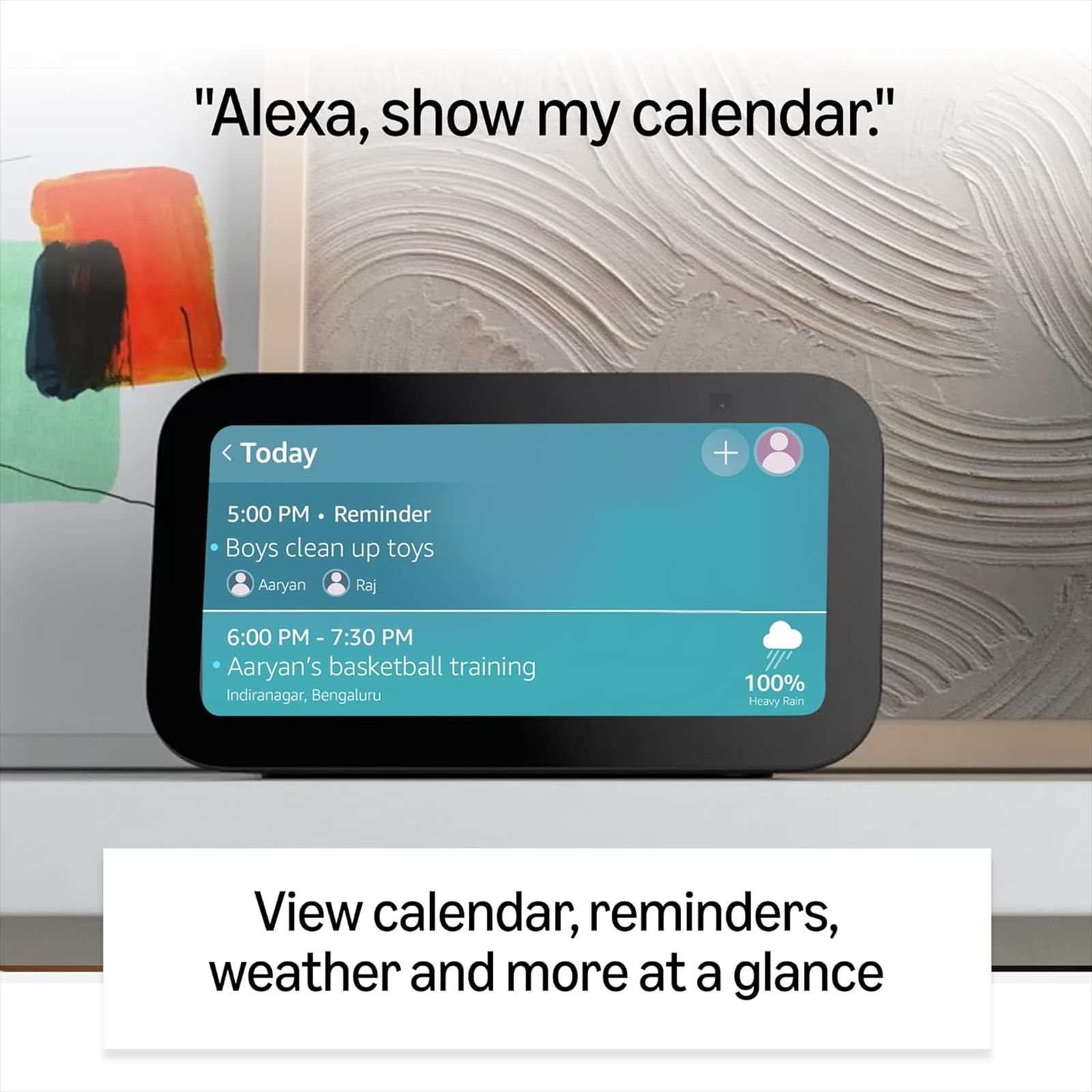 Amazon Echo Show 5 (3rd Gen) with Built-in Alexa Smart Wi-Fi Speaker (2MP Built-in Camera, Cloud Blue) Amazon Echo Show 5 (3rd Gen) with Built-in Alexa Smart Wi-Fi Speaker (2MP Built-in Camera, Cloud Blue)_8