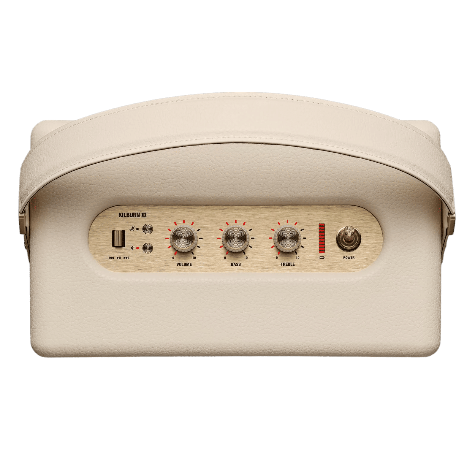 Marshall Kilburn 3 50W Portable Bluetooth Speaker (IP54 Dust & Water Resistant, 360 Degree Sound, Stereo Channel, Cream)_4