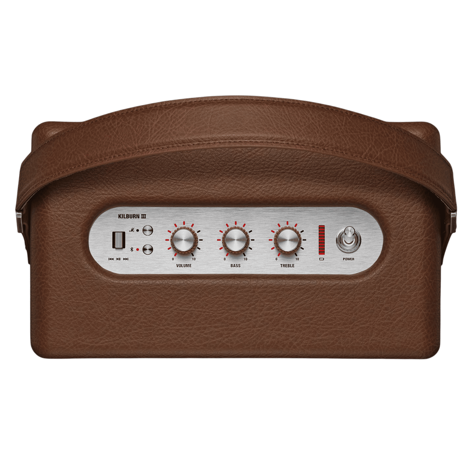 Marshall Kilburn III 36W Portable Bluetooth Speaker (IP54 Water Resistant, 360 Degree True Stereophonic Sound, Stereo Channel, Brown)_4