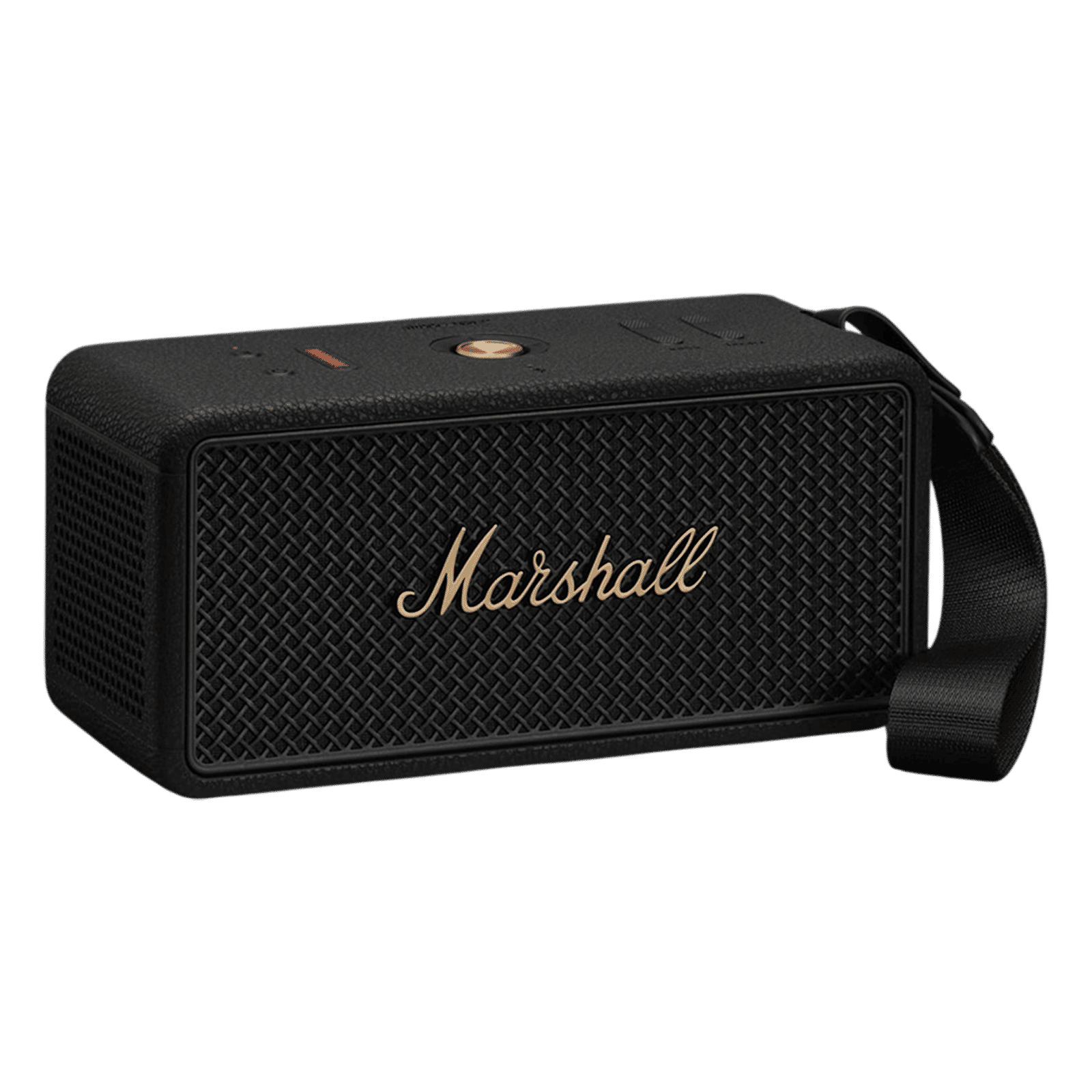 Marshall MIDDLETON 2 80W Portable Bluetooth Speaker (IP67 Waterproof, 360 Degree True Stereophonic Sound, Stereo Channel, Black & Brass)_1
