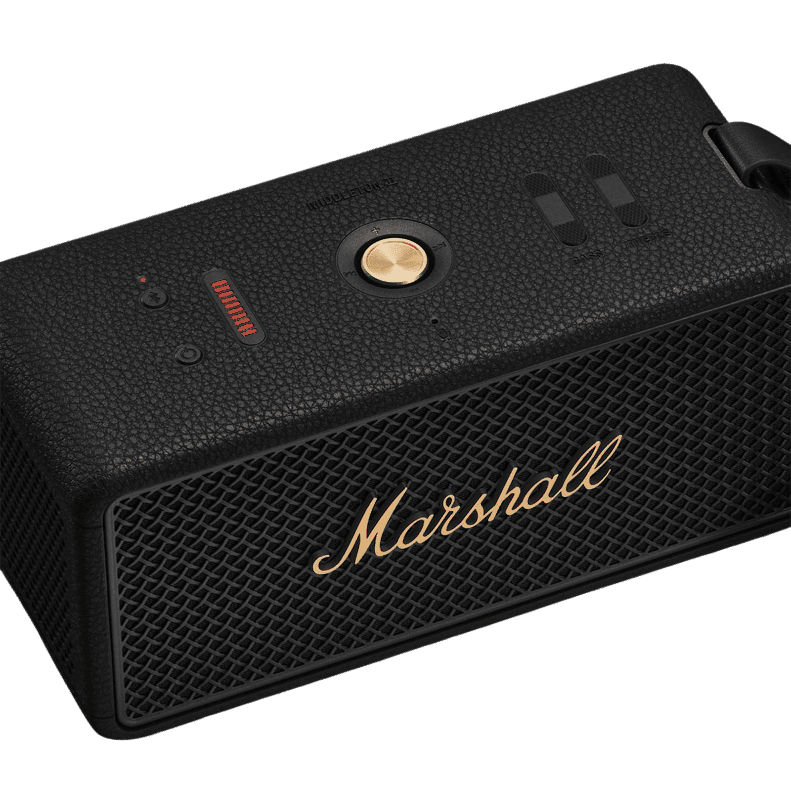 Marshall MIDDLETON 2 80W Portable Bluetooth Speaker (IP67 Waterproof, 360 Degree True Stereophonic Sound, Stereo Channel, Black & Brass)_5