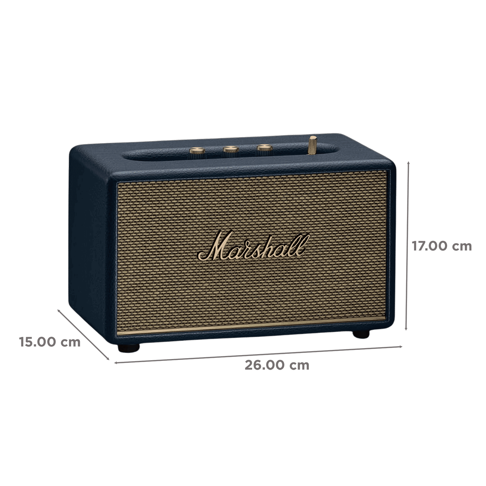 Marshall Action III 60W Portable Bluetooth Speaker (Connect & Control, Stereo Channel, Midnight Blue) Marshall Action III 60W Portable Bluetooth Speaker (Connect & Control, Stereo Channel, Midnight Blue)_3