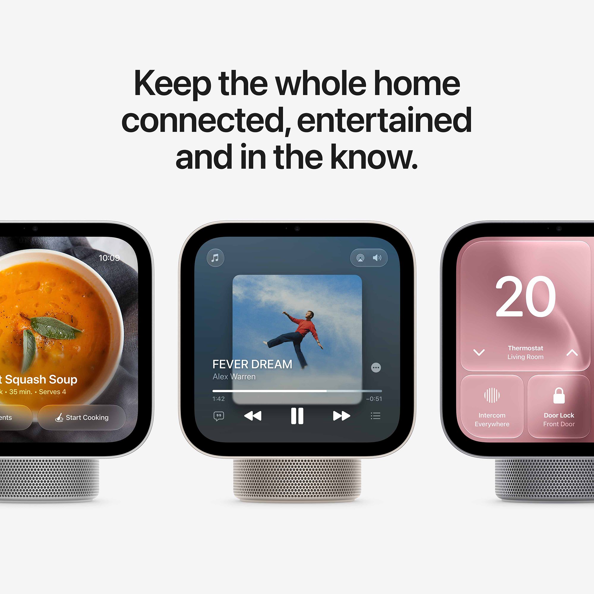 Apple HomeView Multimedia Speaker (12MP Center Stage Camera, Smart Wi-Fi Speaker, Starlight) Apple HomeView Multimedia Speaker (12MP Center Stage Camera, Smart Wi-Fi Speaker, Starlight)_2