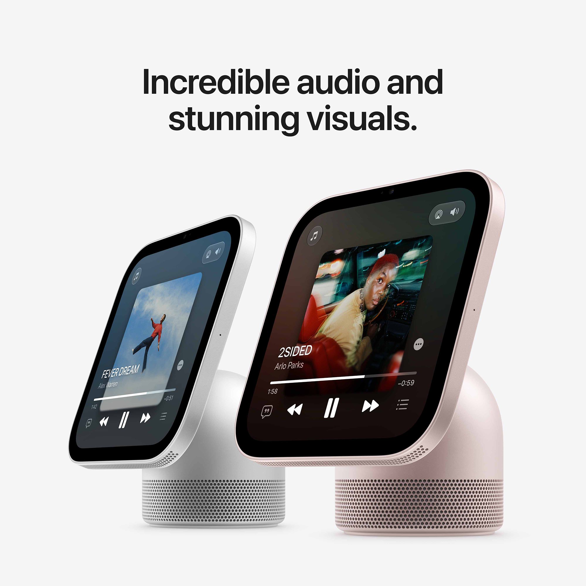 Apple HomeView Multimedia Speaker (12MP Center Stage Camera, Smart Wi-Fi Speaker, Rose Pink) Apple HomeView Multimedia Speaker (12MP Center Stage Camera, Smart Wi-Fi Speaker, Rose Pink)_5