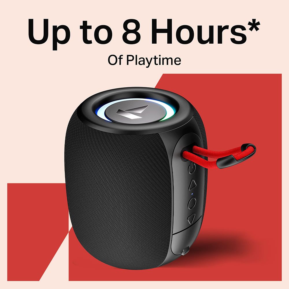boAt Stone 208 5W Portable Bluetooth Speaker (8 Hours Music Playtime, Raging Black)_4