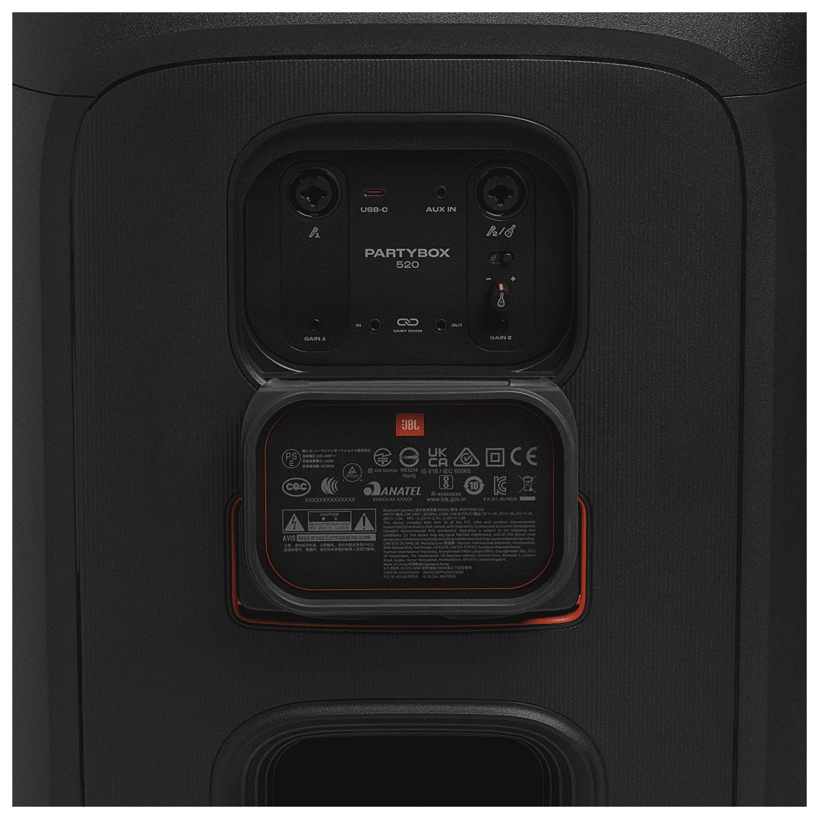 JBL PartyBox 520 400W Bluetooth Party Speaker (Multi-speaker Connection, Black) JBL PartyBox 520 400W Bluetooth Party Speaker (Multi-speaker Connection, Black)_7