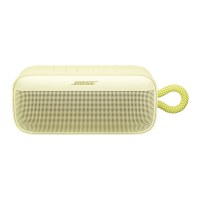 Bose SoundLink Plus 5.25W Portable Bluetooth Speaker (IP67 Water Resistant, 20 Hours Playback Time, Mono Speaker, Citrus Yellow)