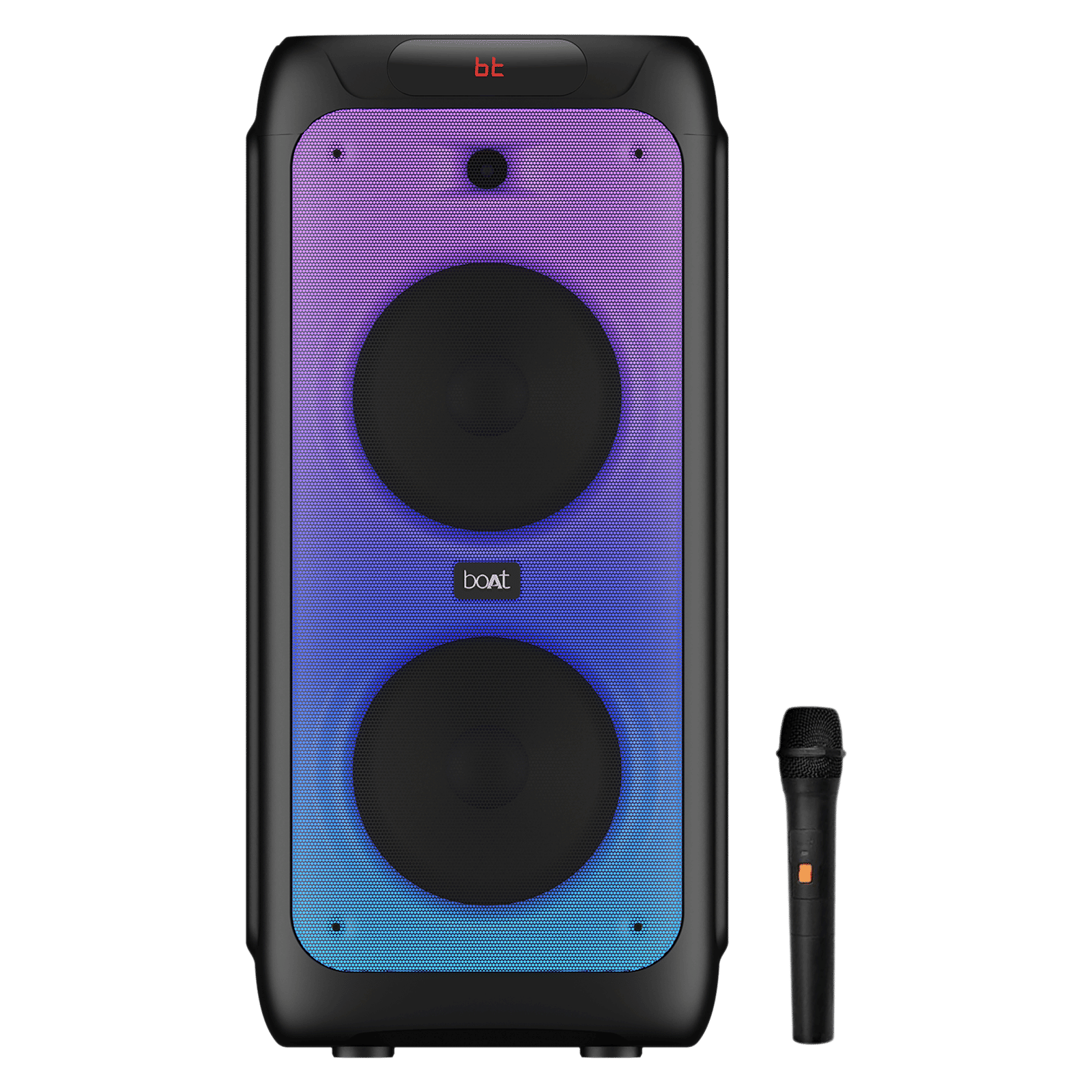 boAt Party Pal 450 180W Bluetooth Party Speaker with Mic (Flame LEDs, Mono Channel, Black) boAt Party Pal 450 180W Bluetooth Party Speaker with Mic (Flame LEDs, Mono Channel, Black)_1