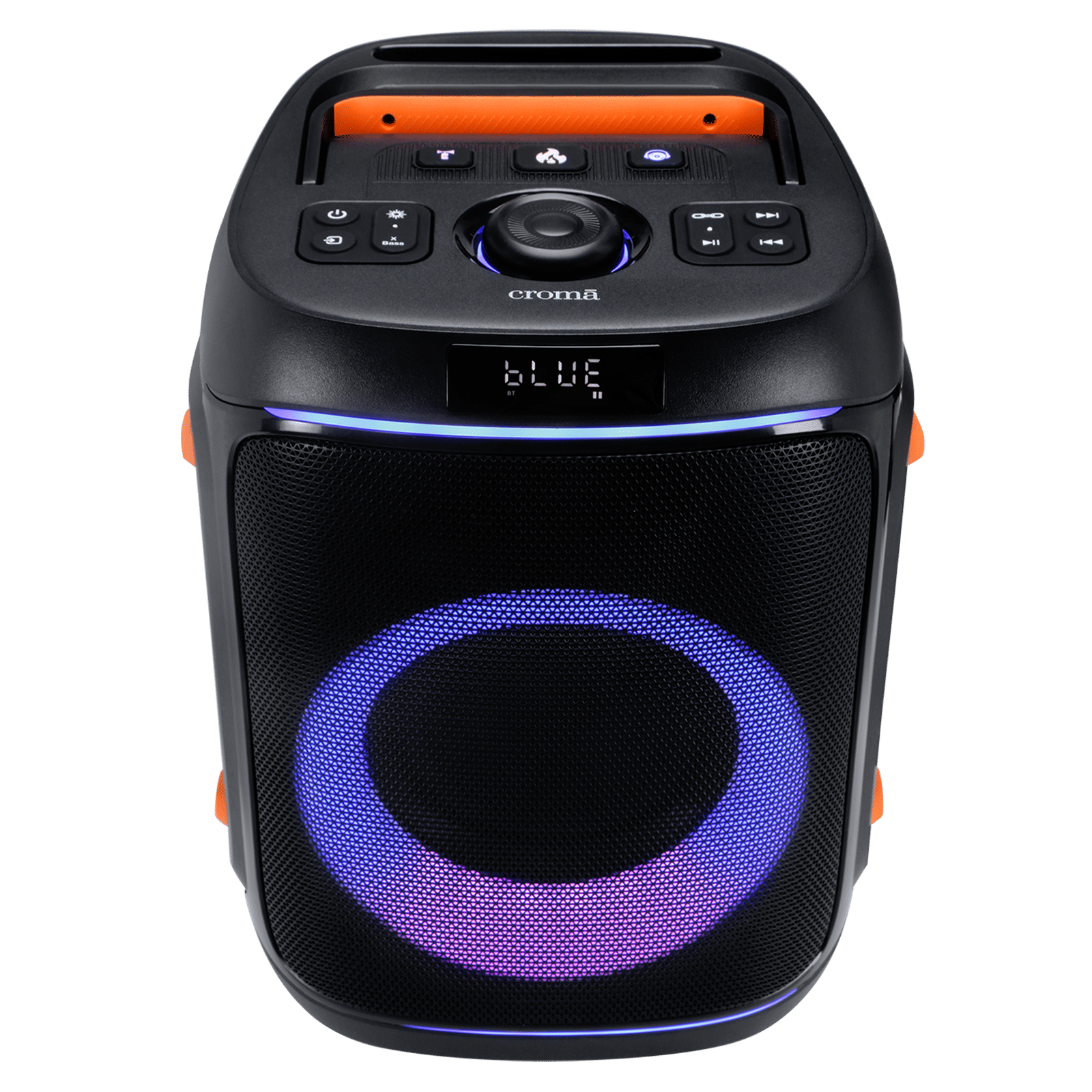 Croma 100W Bluetooth Party Speaker with Mic (AI Sound Boost, 2.1 Channel, Black)_11