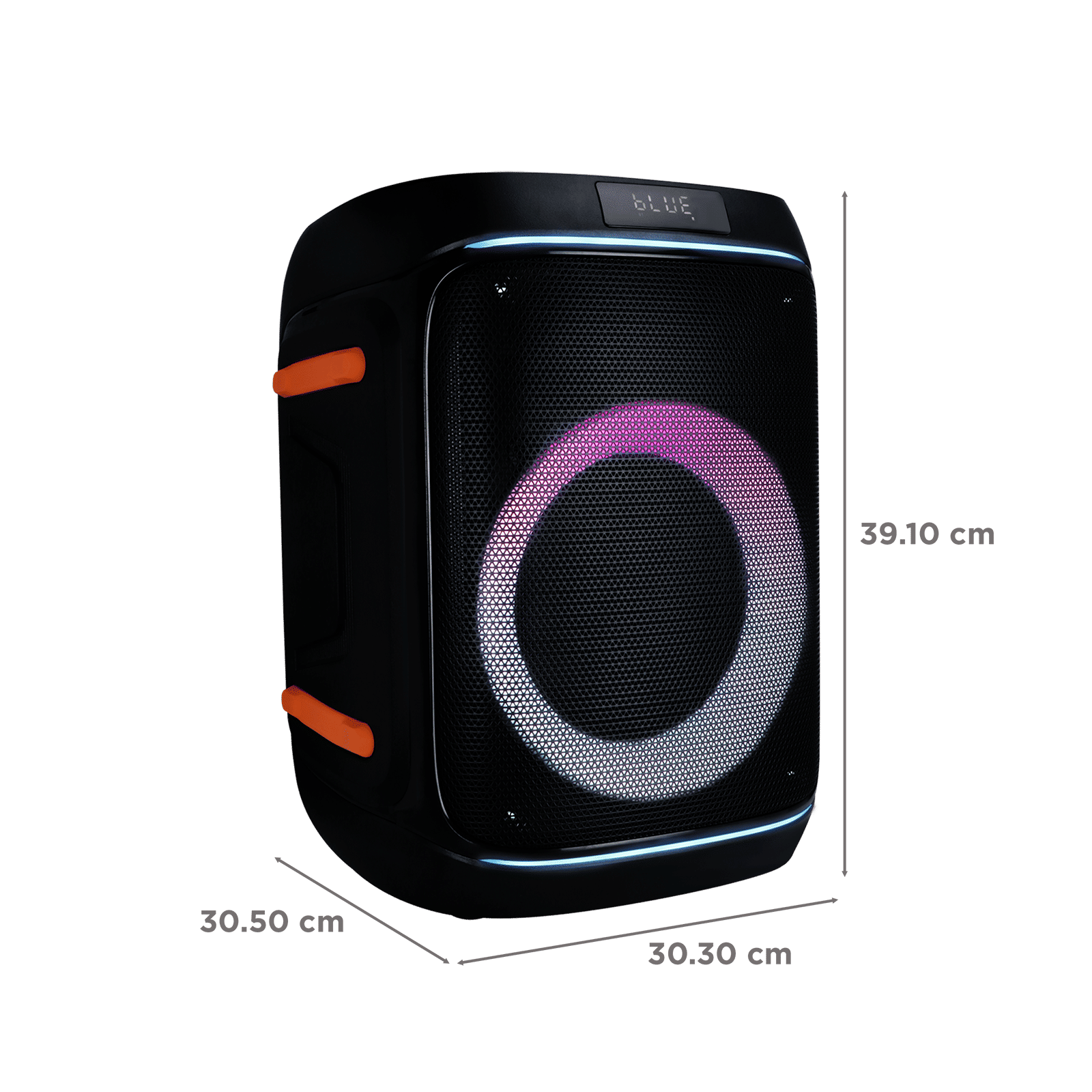 Croma 100W Bluetooth Party Speaker with Mic (AI Sound Boost, 2.1 Channel, Black)_2