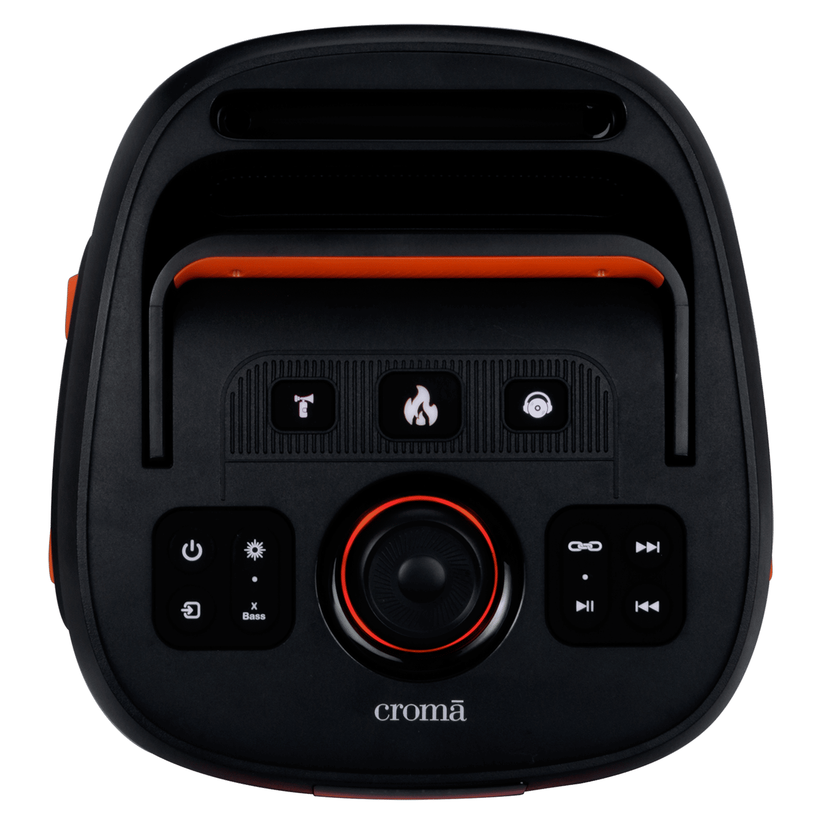 Croma 100W Bluetooth Party Speaker with Mic (AI Sound Boost, 2.1 Channel, Black)_2