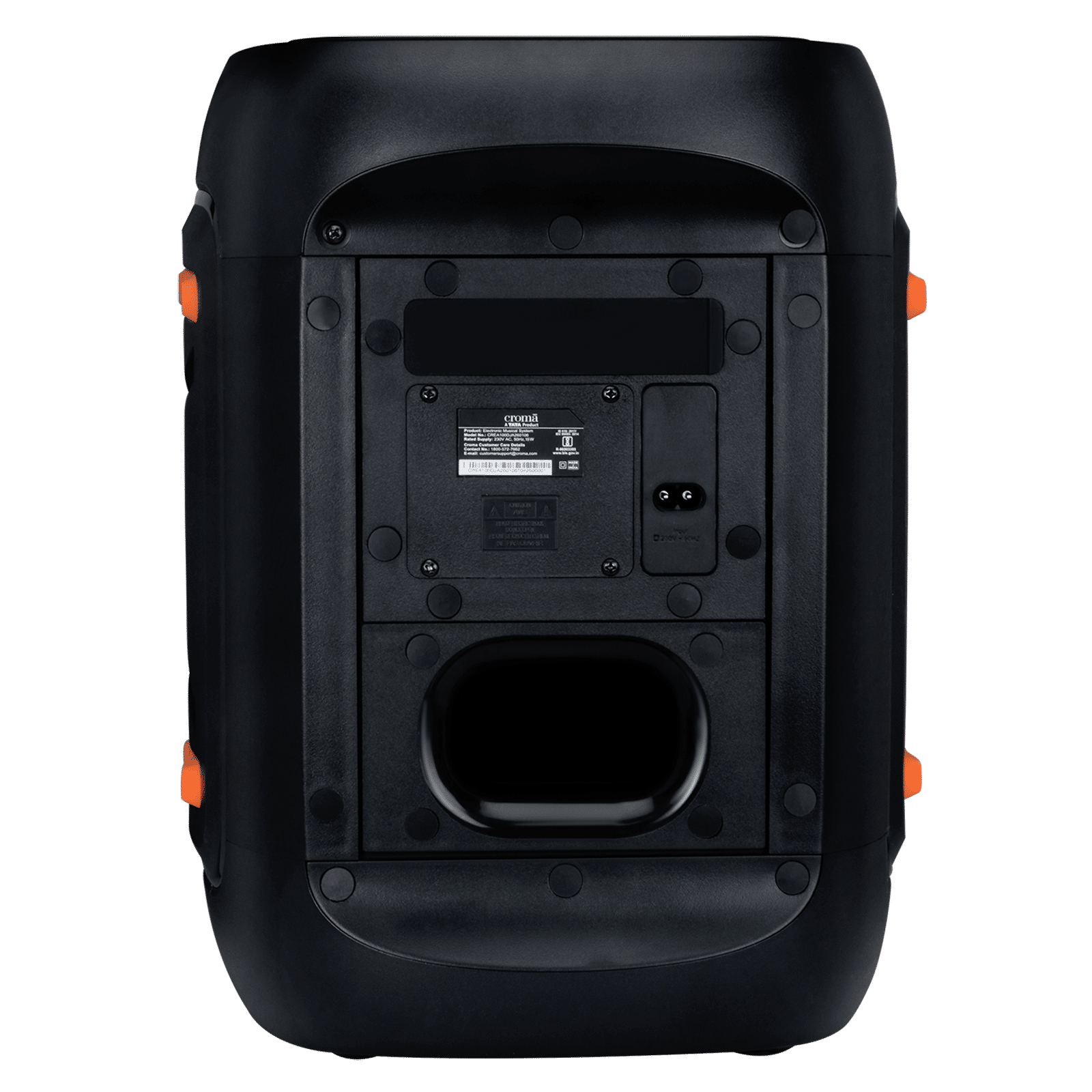 Croma 100W Bluetooth Party Speaker with Mic (AI Sound Boost, 2.1 Channel, Black)_4