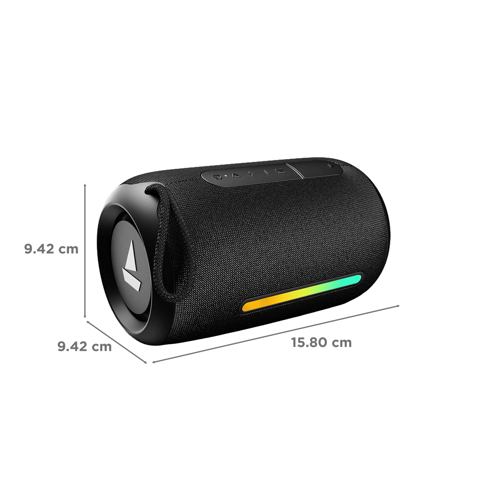 boAt Stone 358 Pro 14W Portable Bluetooth Speaker (IPX5 Water Resistant, RGB LEDs Design, Raging Black) boAt Stone 358 Pro 14W Portable Bluetooth Speaker (IPX5 Water Resistant, RGB LEDs Design, Raging Black)_3