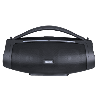 Croma Boombox 10W Portable Bluetooth Speaker (TWS Function, Black)