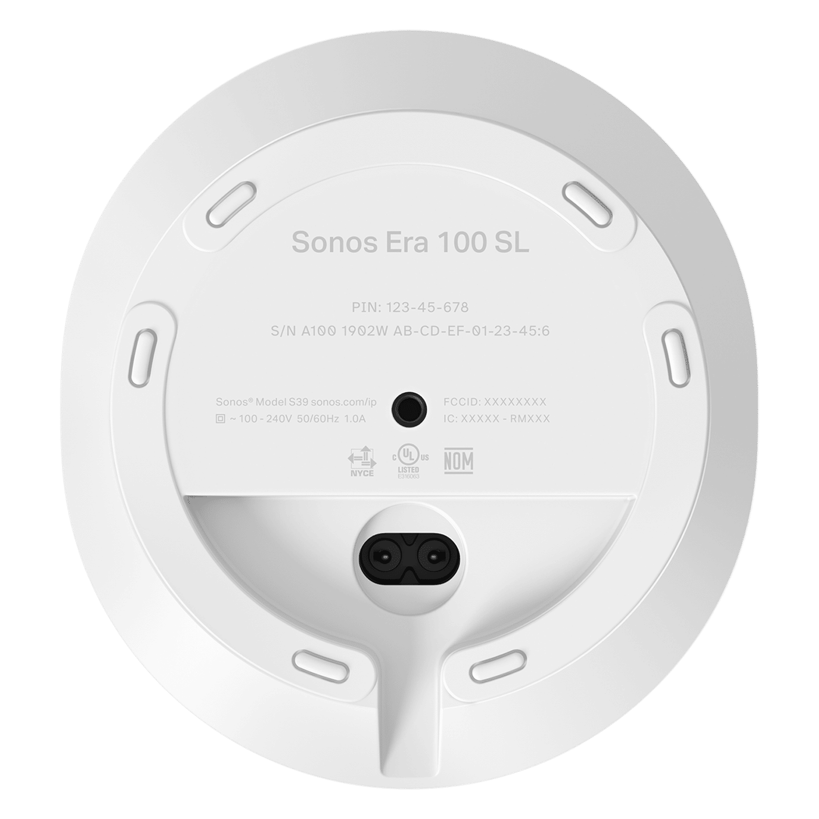 SONOS Era 100 SL Smart Wi-Fi Speaker (Humidity Resistant, White) SONOS Era 100 SL Smart Wi-Fi Speaker (Humidity Resistant, White)_10