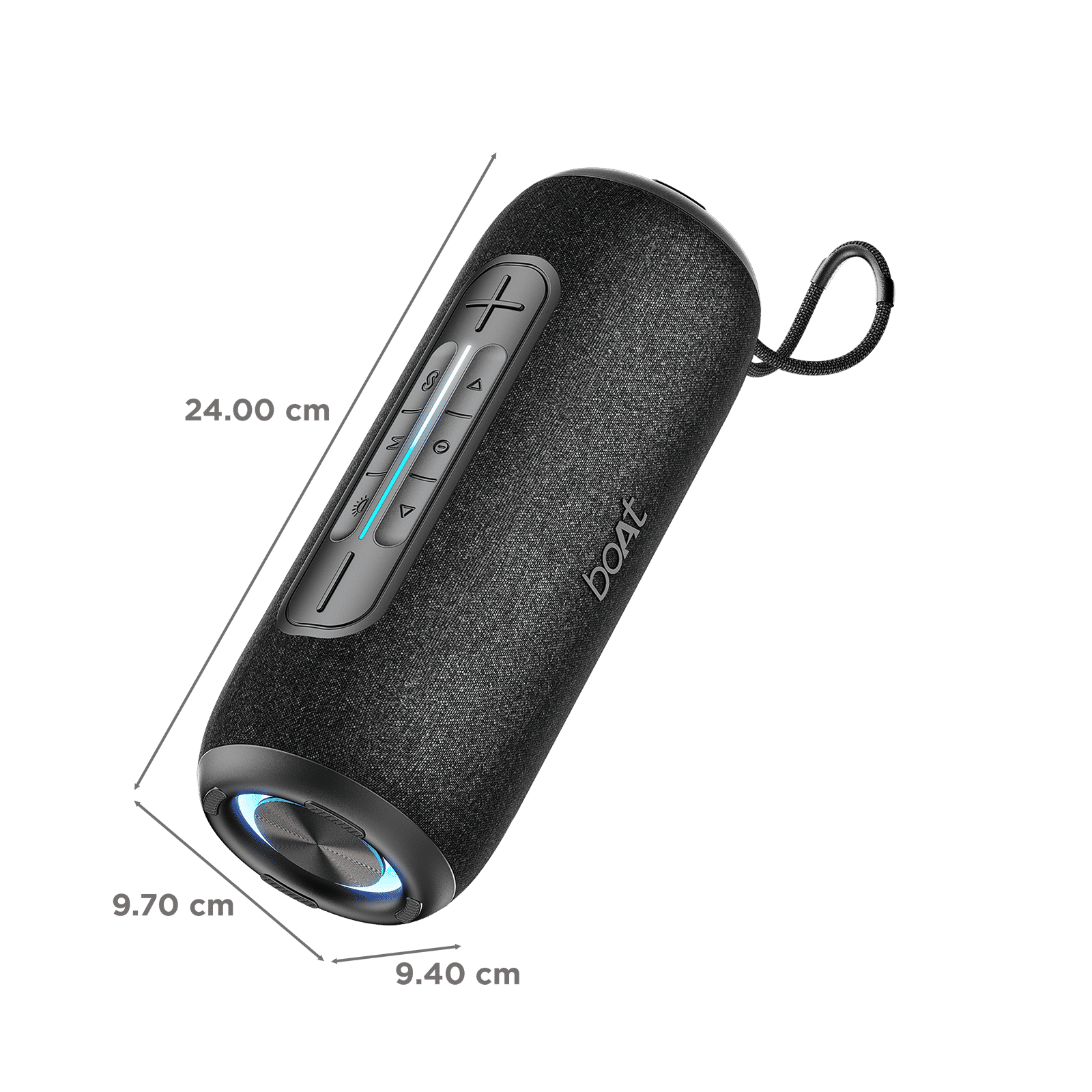 boAt Stone Rush 30W Portable Bluetooth Speaker (IPX4 Splash & Sweat Resistant, Dynamic RGB LED Design, Infinite Black) boAt Stone Rush 30W Portable Bluetooth Speaker (IPX4 Splash & Sweat Resistant, Dynamic RGB LED Design, Infinite Black)_3