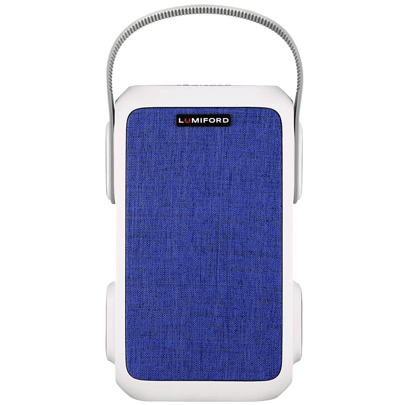 LUMIFORD GoFash Broadway 16W Portable Bluetooth Speakers (IPX5 Water Resistant, 2.1 Channel, Blue) LUMIFORD GoFash Broadway 16W Portable Bluetooth Speakers (IPX5 Water Resistant, 2.1 Channel, Blue)_1