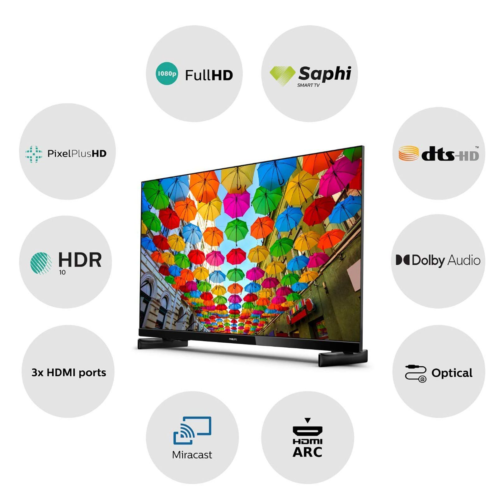 PHILIPS 6800 Series 109 cm (43 inch) Full HD LED Smart SAPHI TV with Vivid Picture Mode (2021 model) PHILIPS 6800 Series 109 cm (43 inch) Full HD LED Smart SAPHI TV with Vivid Picture Mode (2021 model)_10