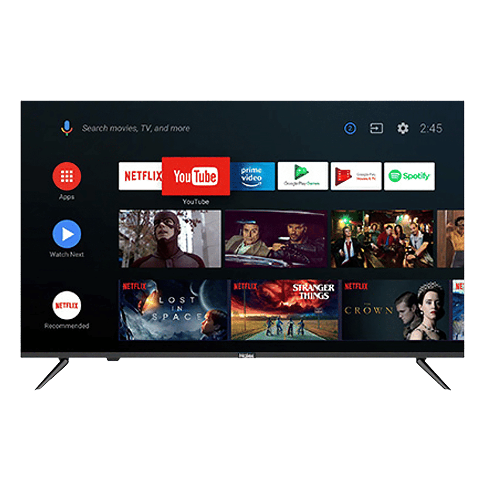 Haier K6600 Series 109 cm (43 inch) 4K Ultra HD LED Android TV with Google Assistant (2020 model)_1